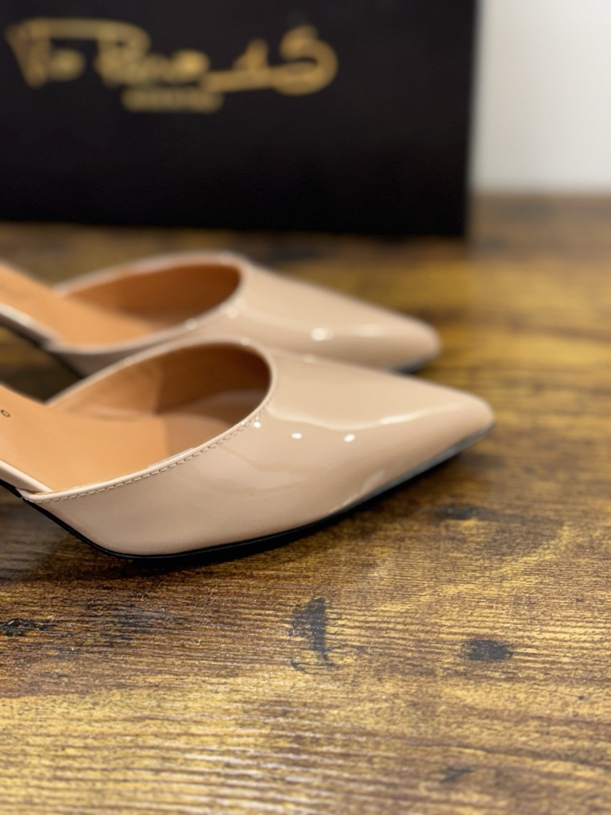 Via Roma 15 Sling Back Vernice Blush Donna 36