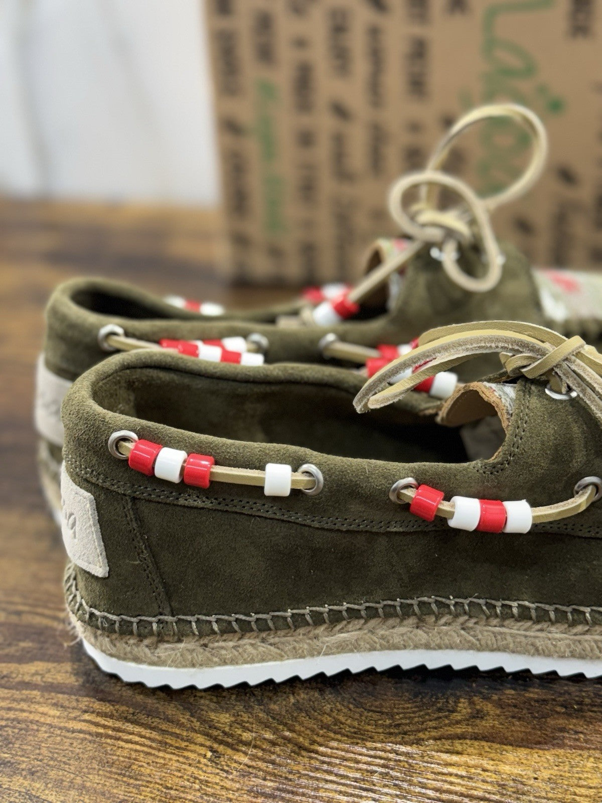 Lagoa Espadrilles Suede Military Limited Edition Azteca Uomo 41