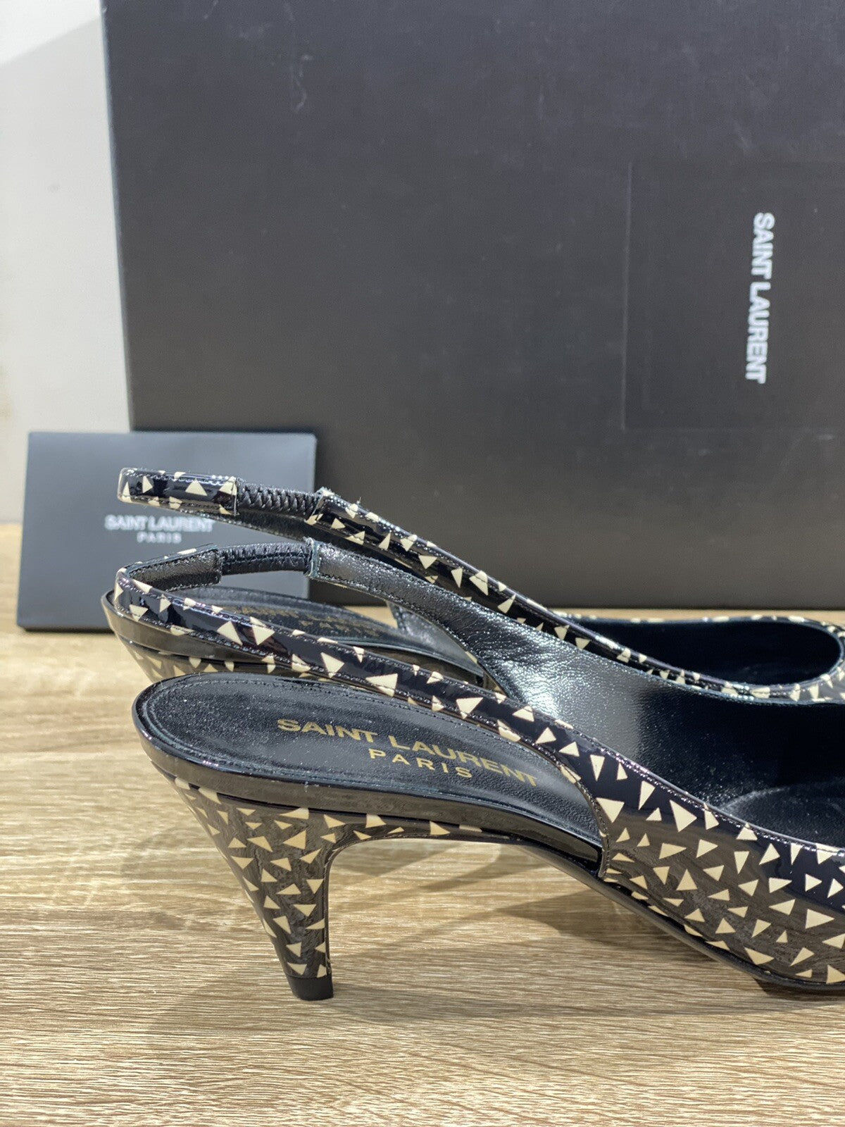 Saint Laurent Scarpa Donna Charlotte Slingback 55 Luxury Woman Shoes 37