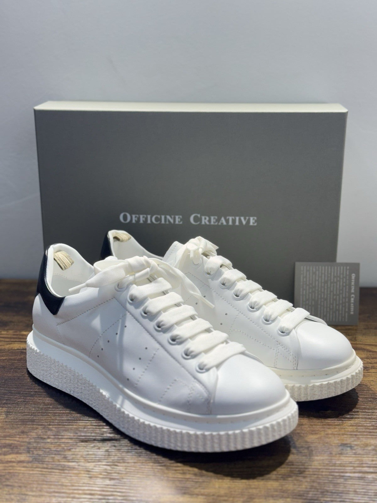 Officine Creative Sneaker Krace Pelle Handmade In Italy Casual Luxury Uomo 42