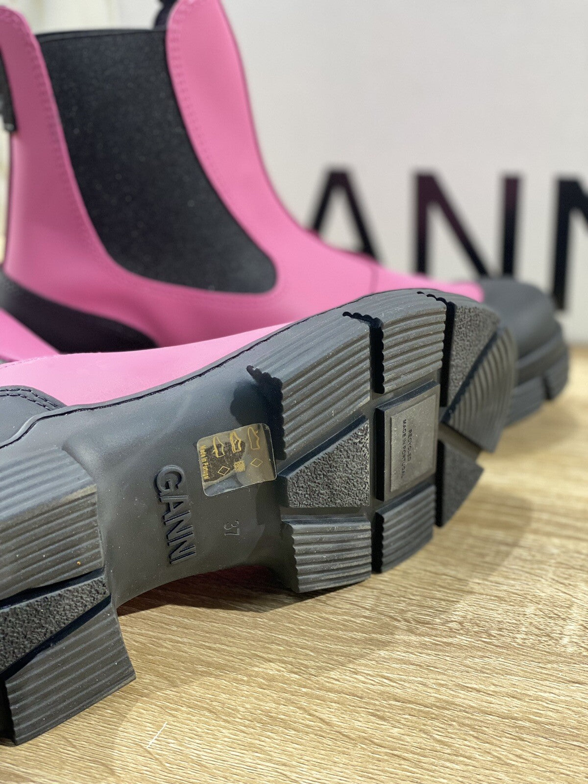 Gannì Combat Boot Donna S1553 Pink Gum Boot Woman 37