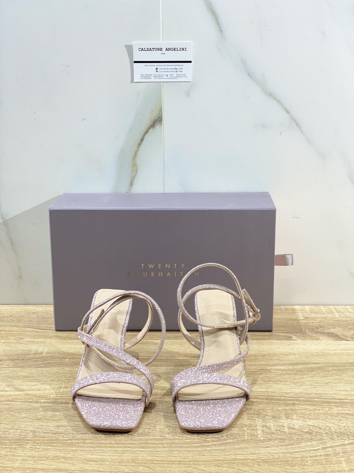 Twenty Fourhaitch Sparkling Sandal Donna Rosa Casual 38