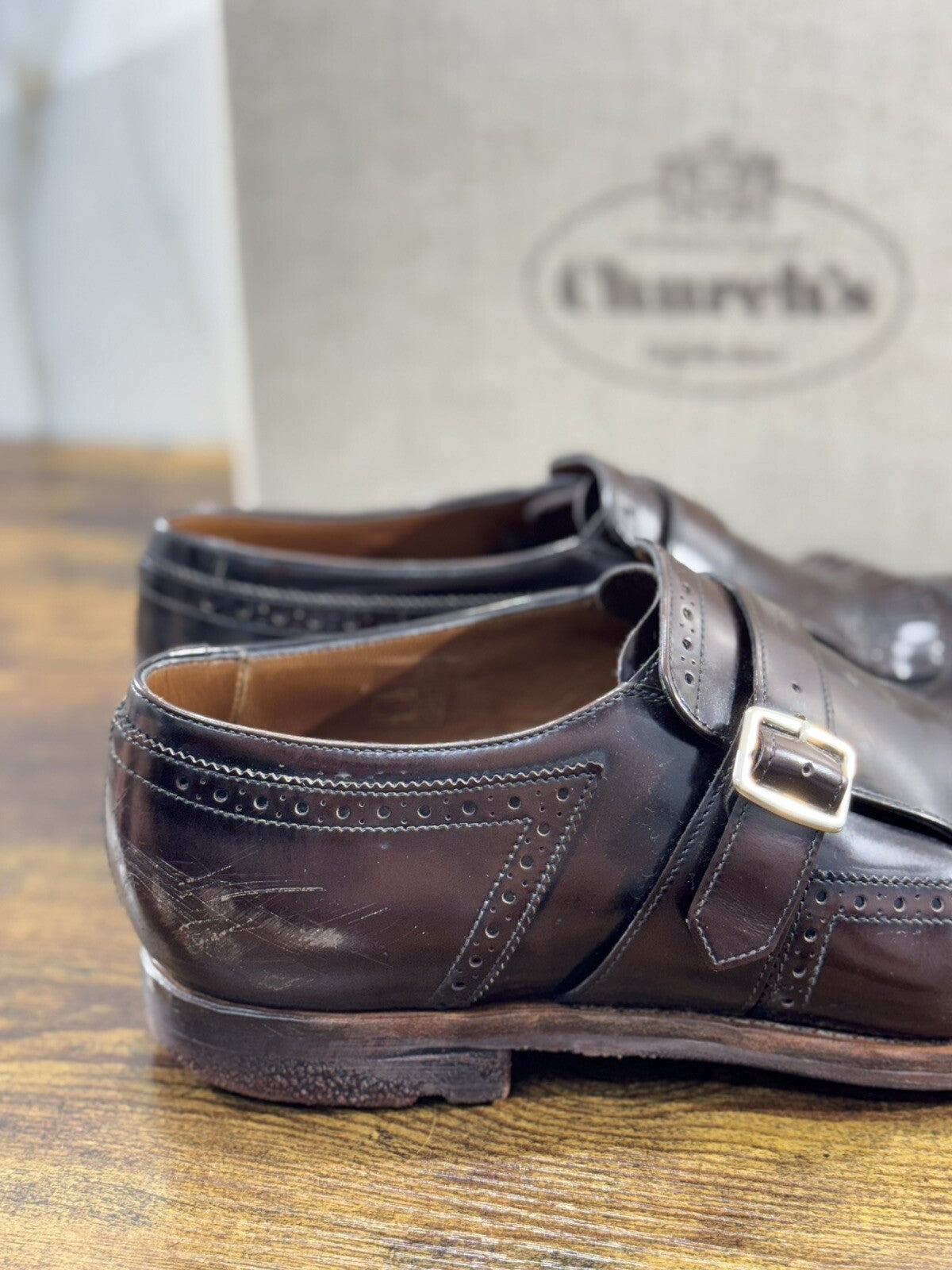 Church’s Shangai Mocassino Uomo Polish Brown Luxury Icon Men Church’s 40