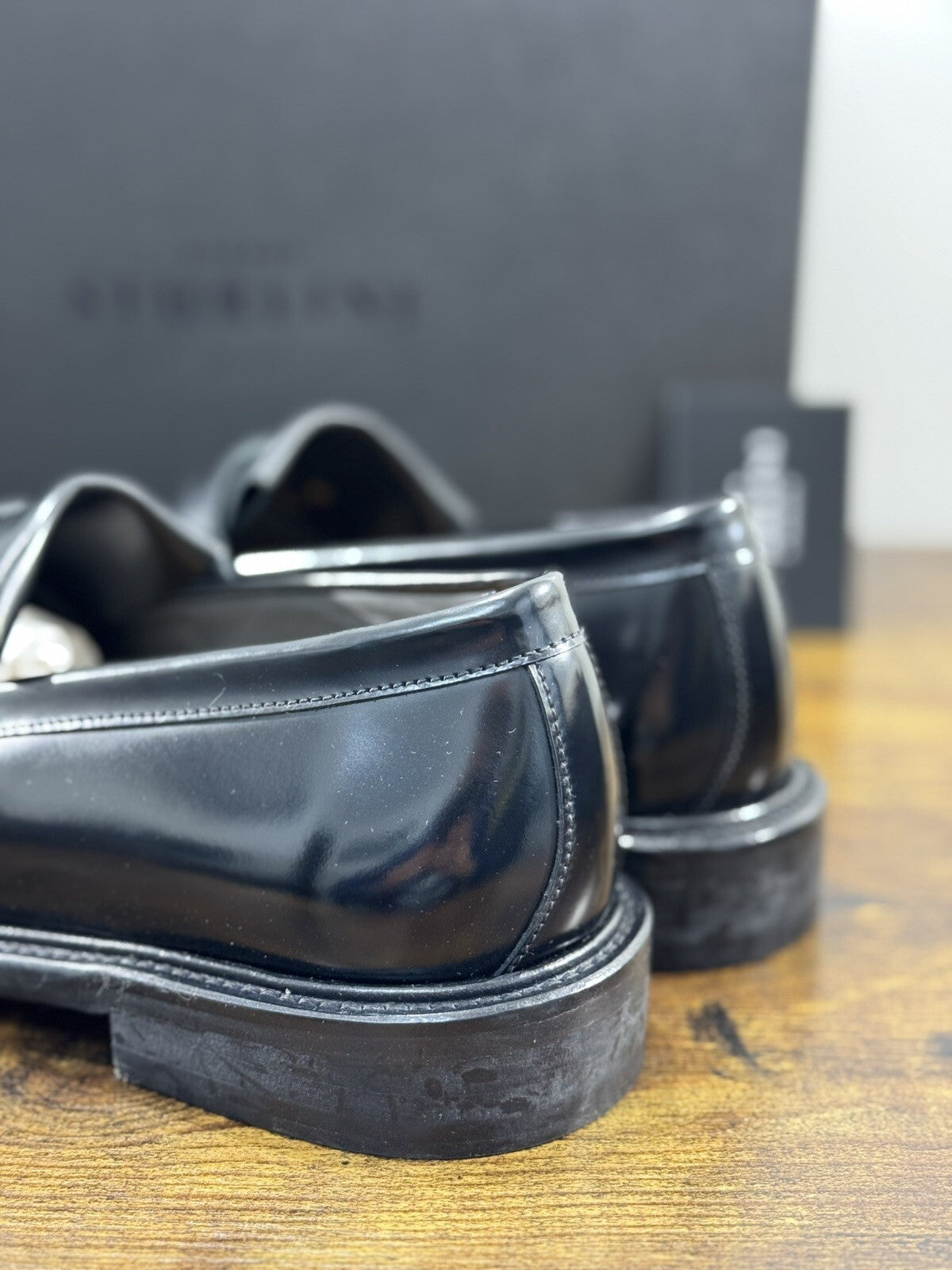 Sturlini Firenze Mocassino Uomo Pelle Nero Luxury Craftmanship Men Handmade 40