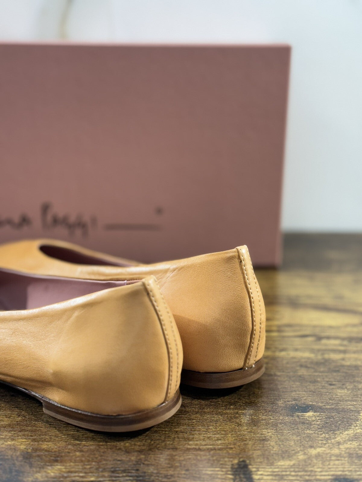 Lorena Paggi Ballerina Donna Cuoio Flexible Super Soft Made In Italy 39