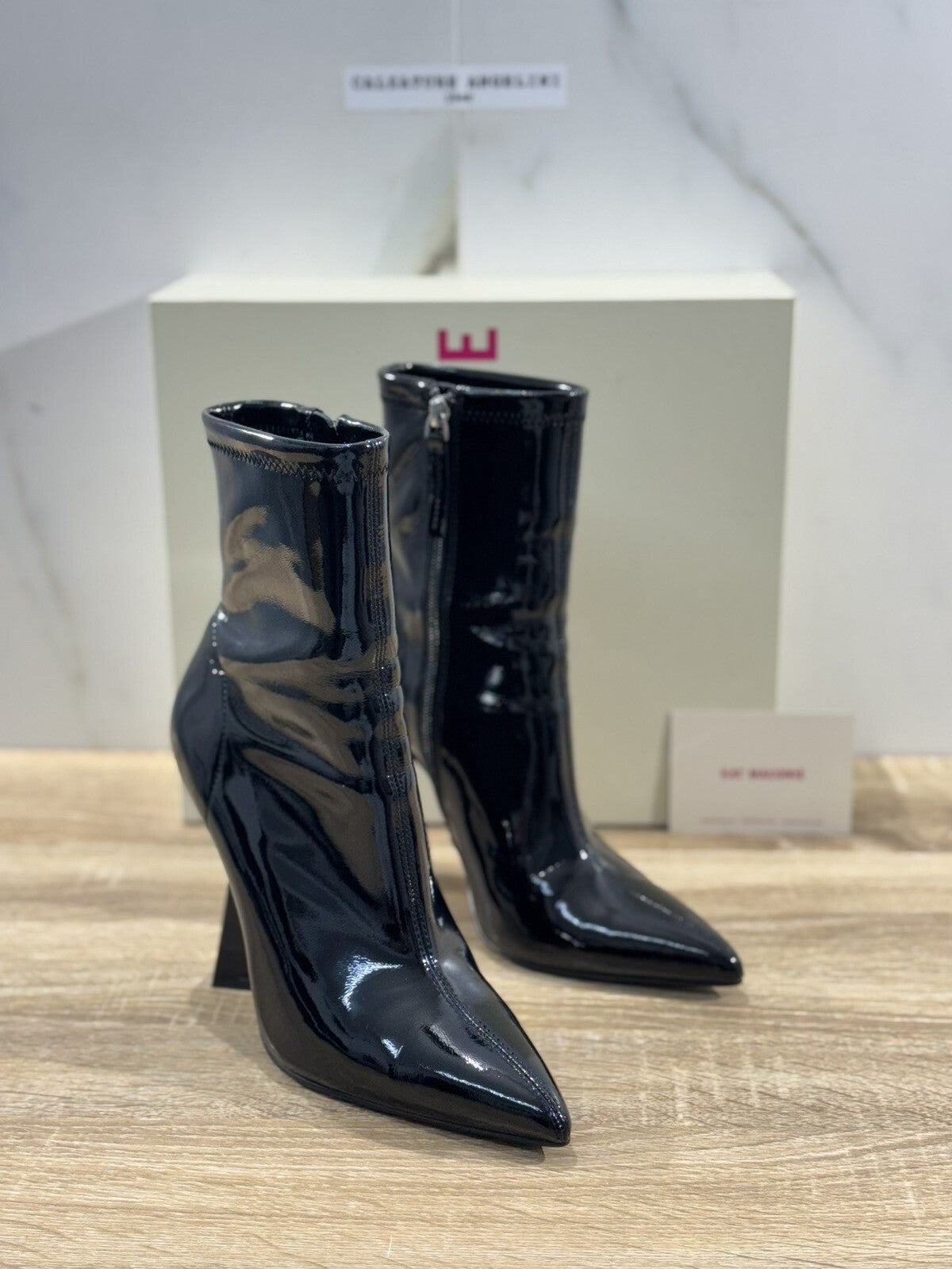 Kat Maconie Stivaletto Donna Chika Pelle Nero Luxury Kat Maconie Boot 38