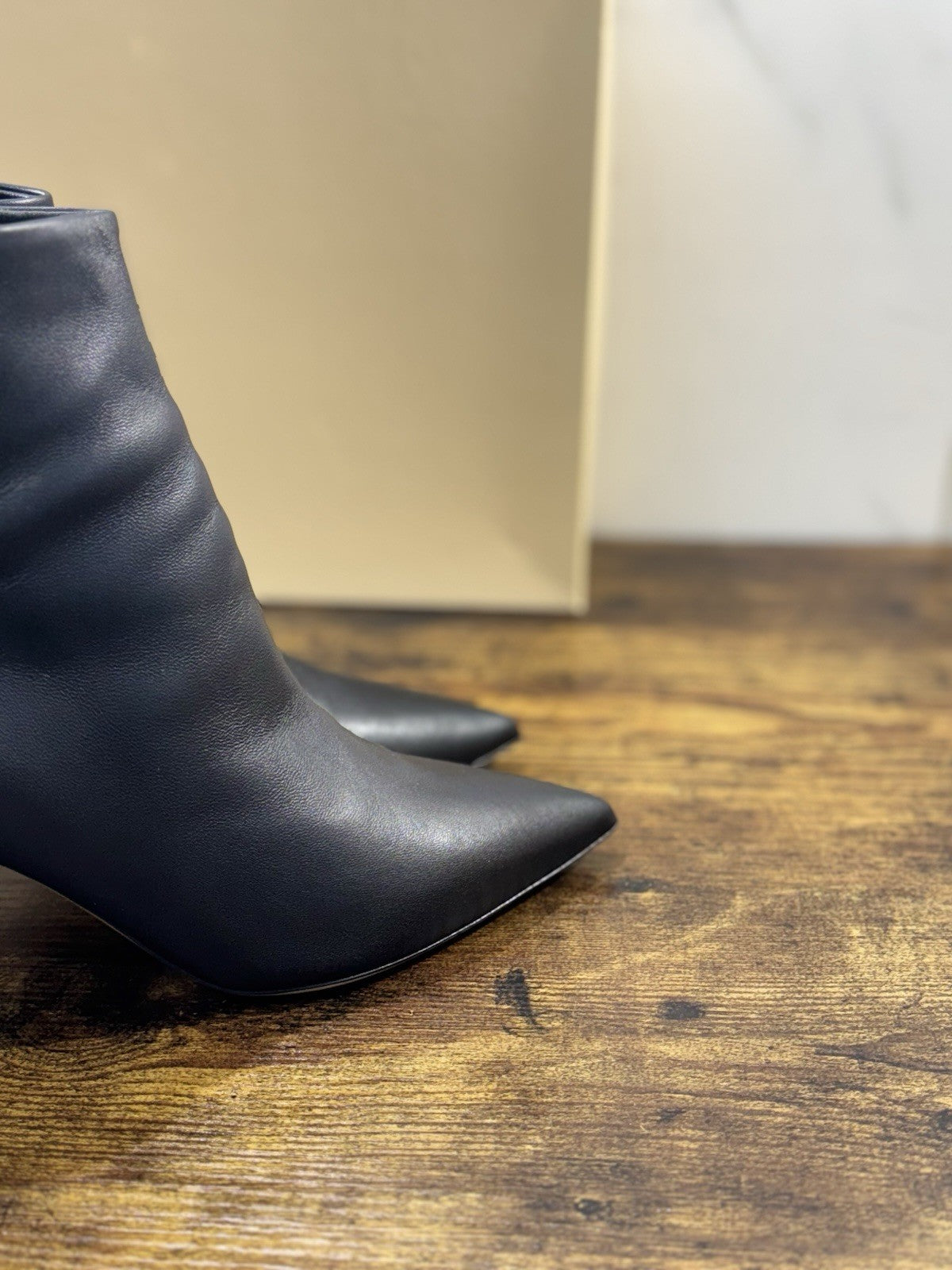 Ninalilou Stivaletto Donna Pelle Nero Con Tacco Luxury Boot 39