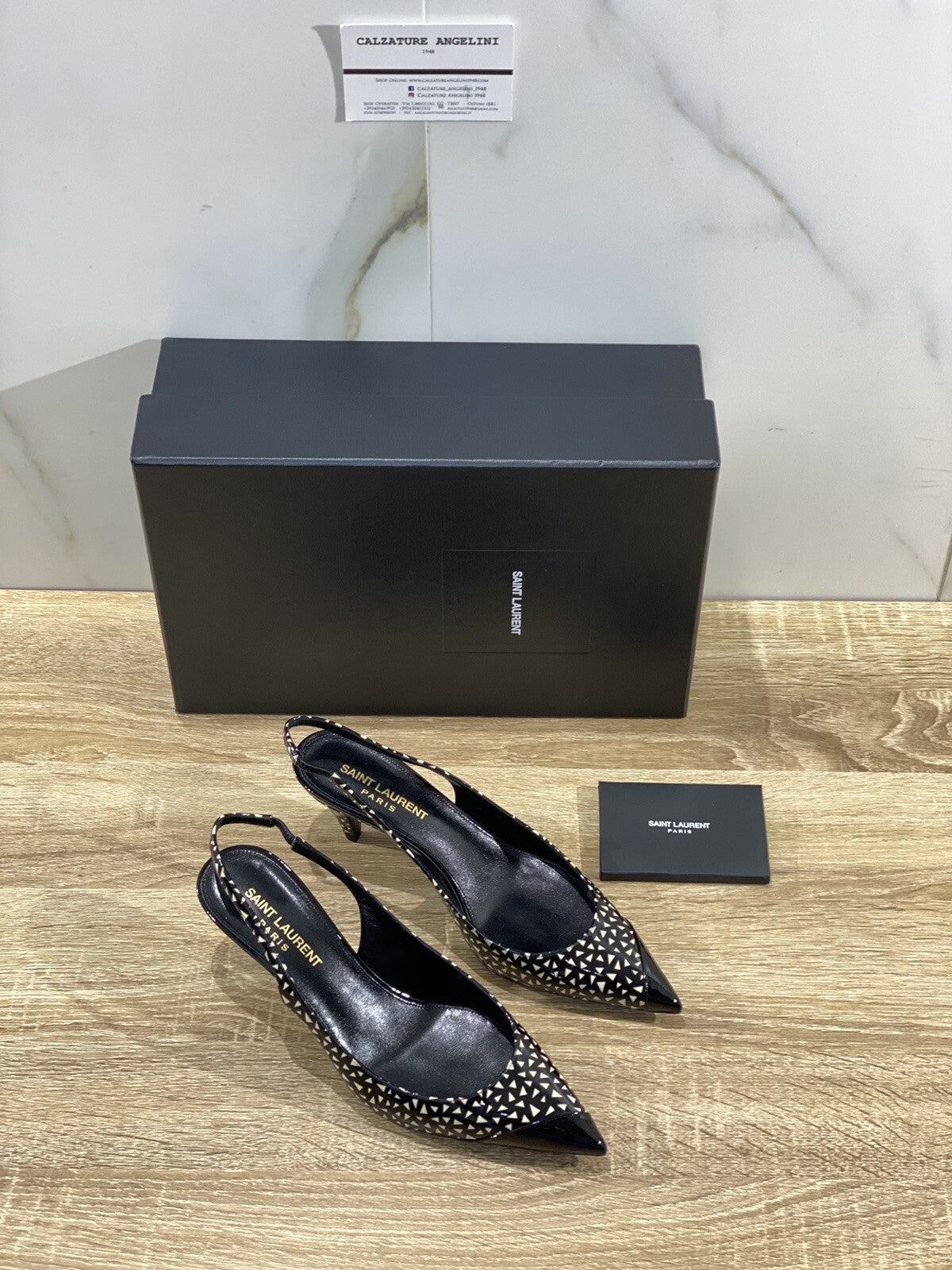 Saint Laurent Scarpa Donna Charlotte Slingback 55 Luxury Woman Shoes 37
