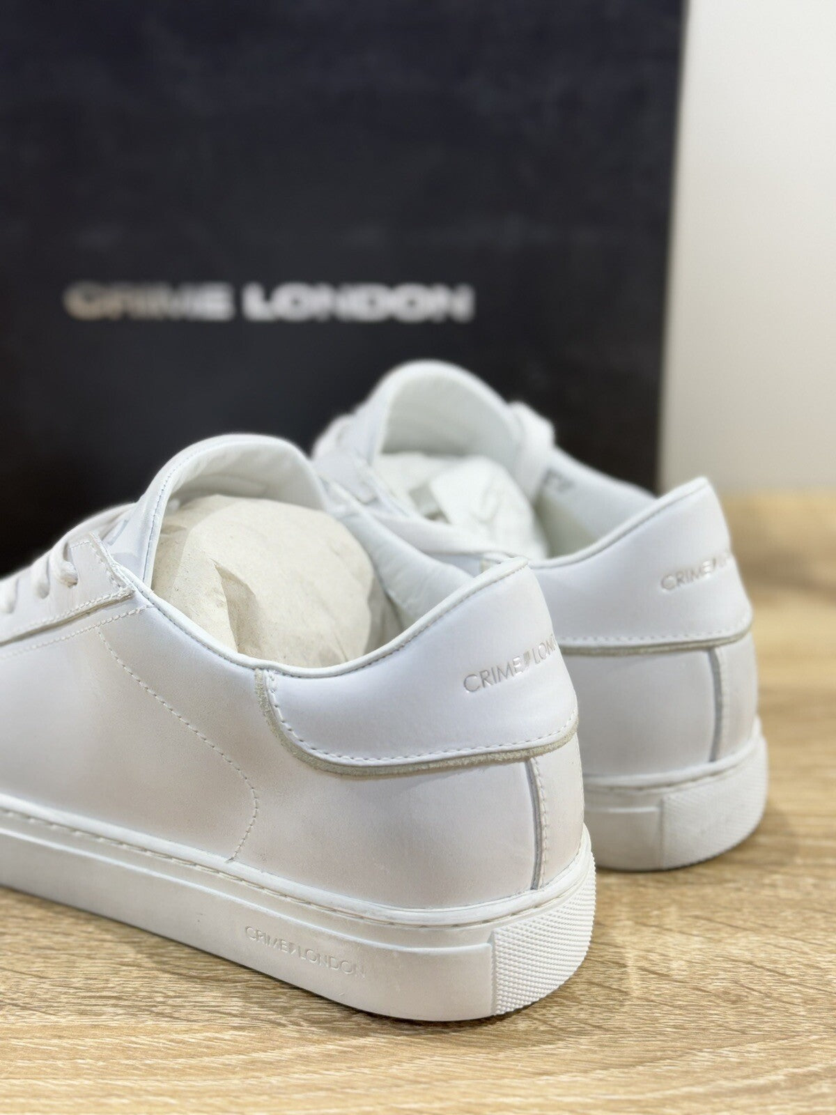 Crime London Sneaker Uomo Low Top Essential Pelle Casual Men Shoes 40