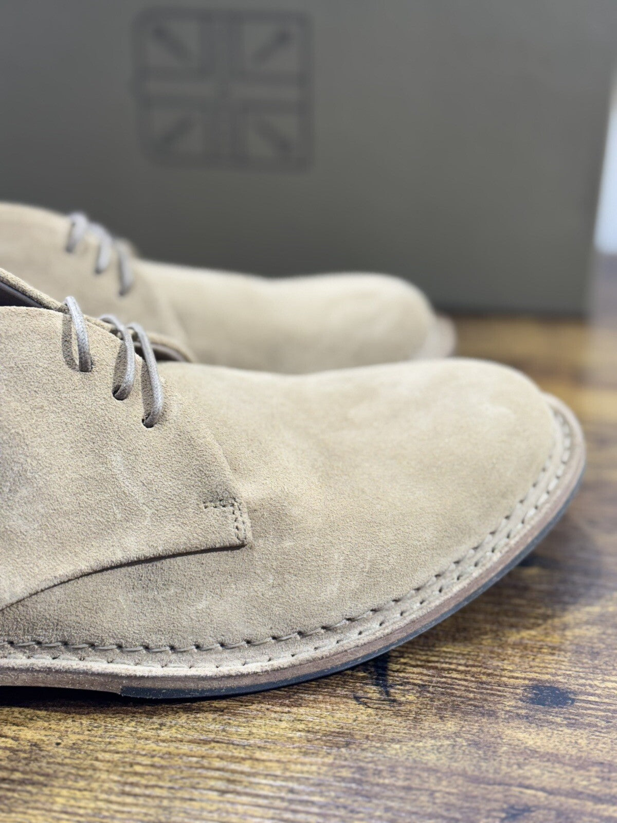 Pantanetti Polacchino Uomo Suede Beige Luxury Handmade Pantanetti Men Shoes 40