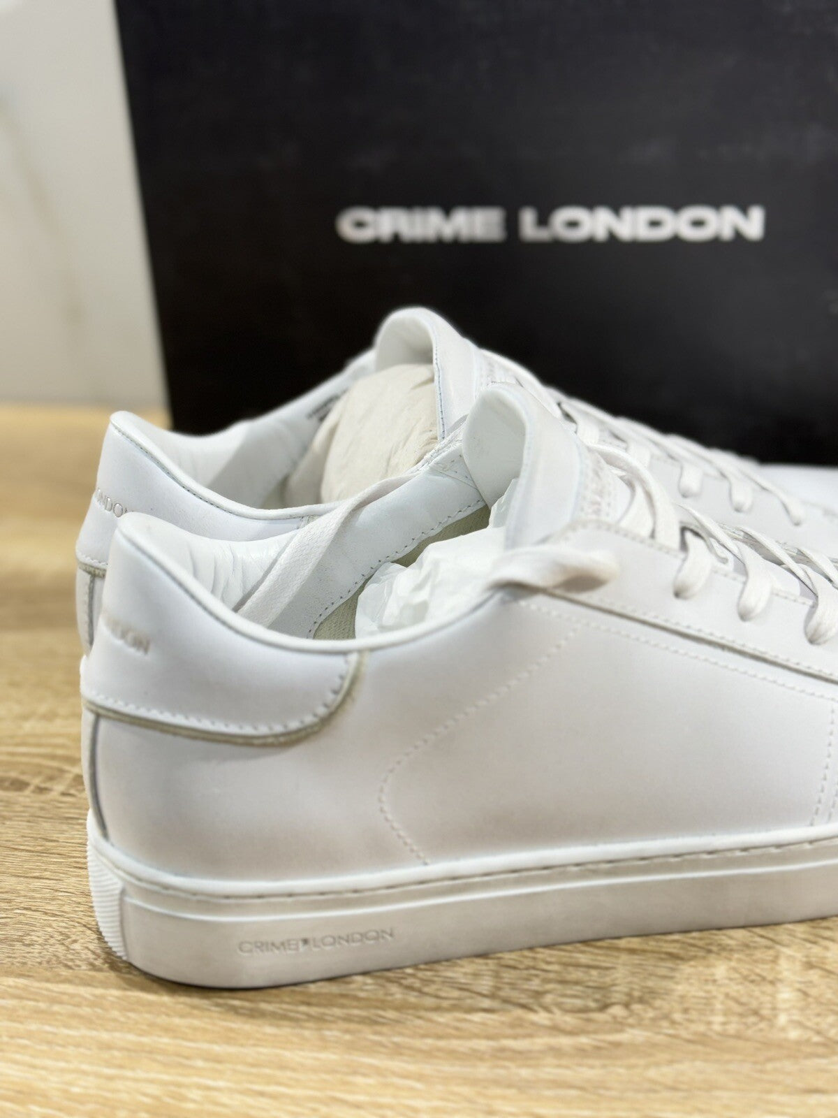 Crime London Sneaker Uomo Low Top Essential Pelle Casual Men Shoes 40