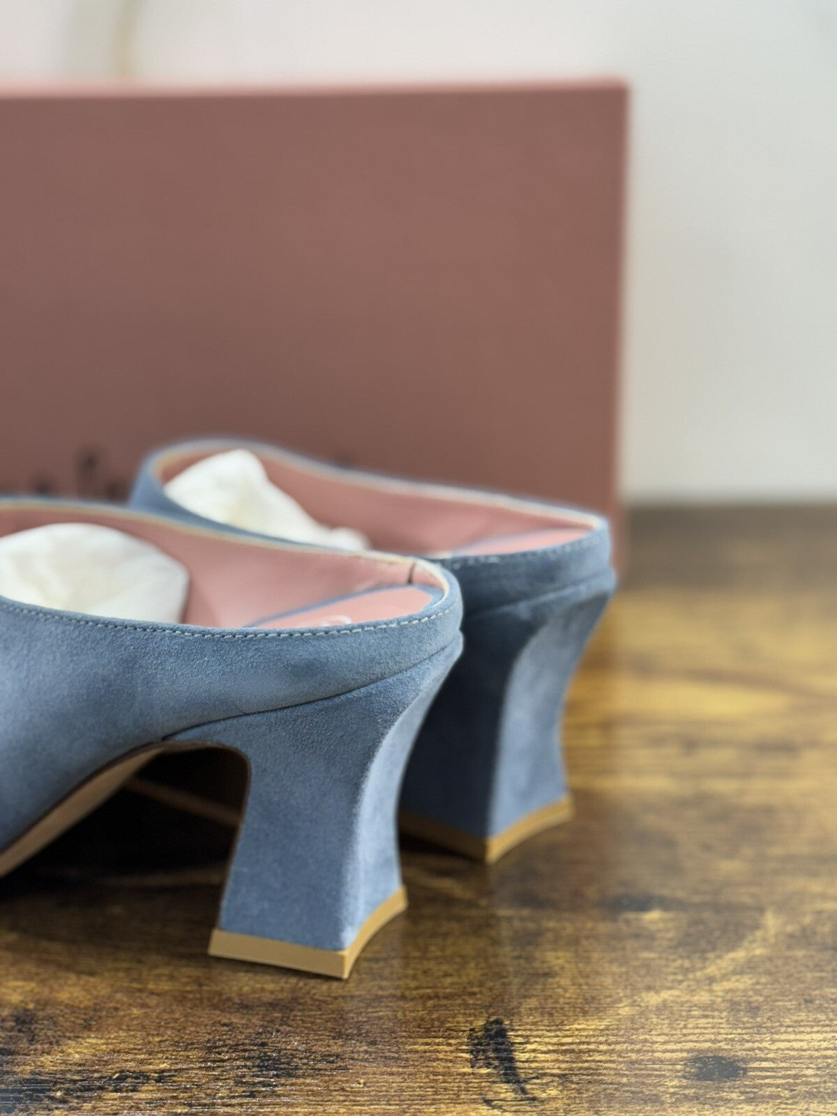 Lorena Paggi Sabot Donna Jeans Suede Super Soft Made In Italy 39