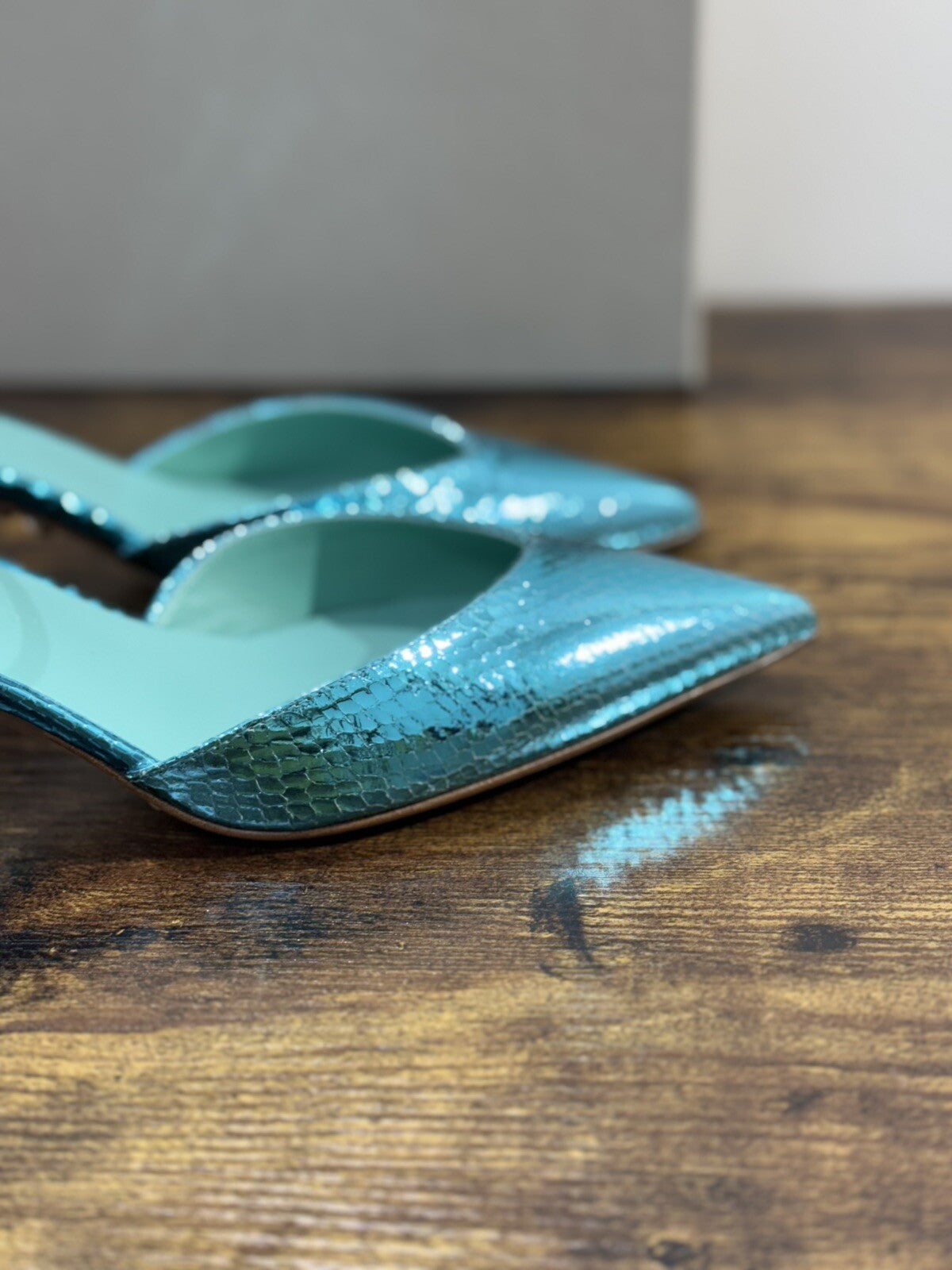 Sergio Levantesi Sling Back Celeste Luxury Woman Sandal 37