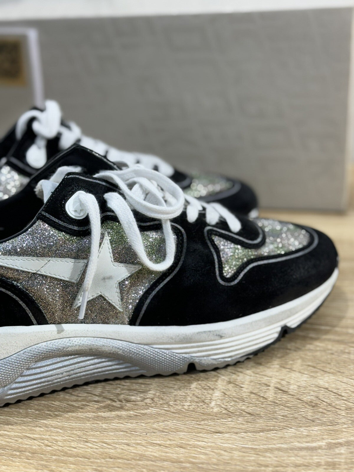 Golden Goose Sneaker Donna Running Sole Pelle Luxury Woman Golden Goose 35