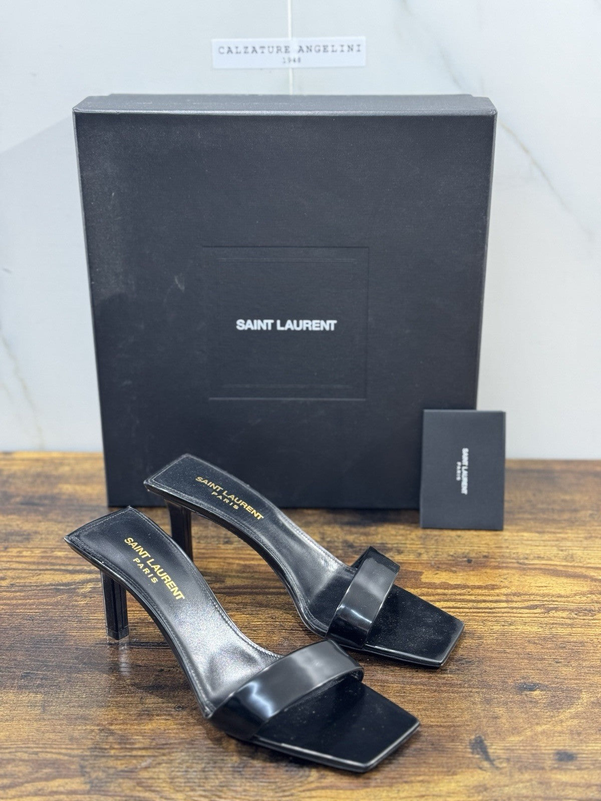 Saint Laurent Pam 70 Mules Nero Donna Luxury Saint Laurent Donna 37