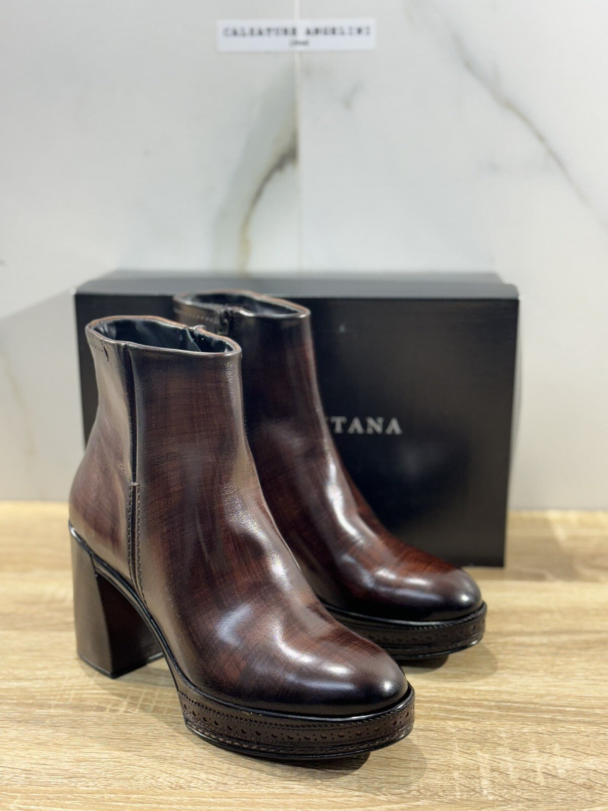 Pons Quintana Stivaletto Donna Pelle Marrone Casual Boot Pons Quintana 40