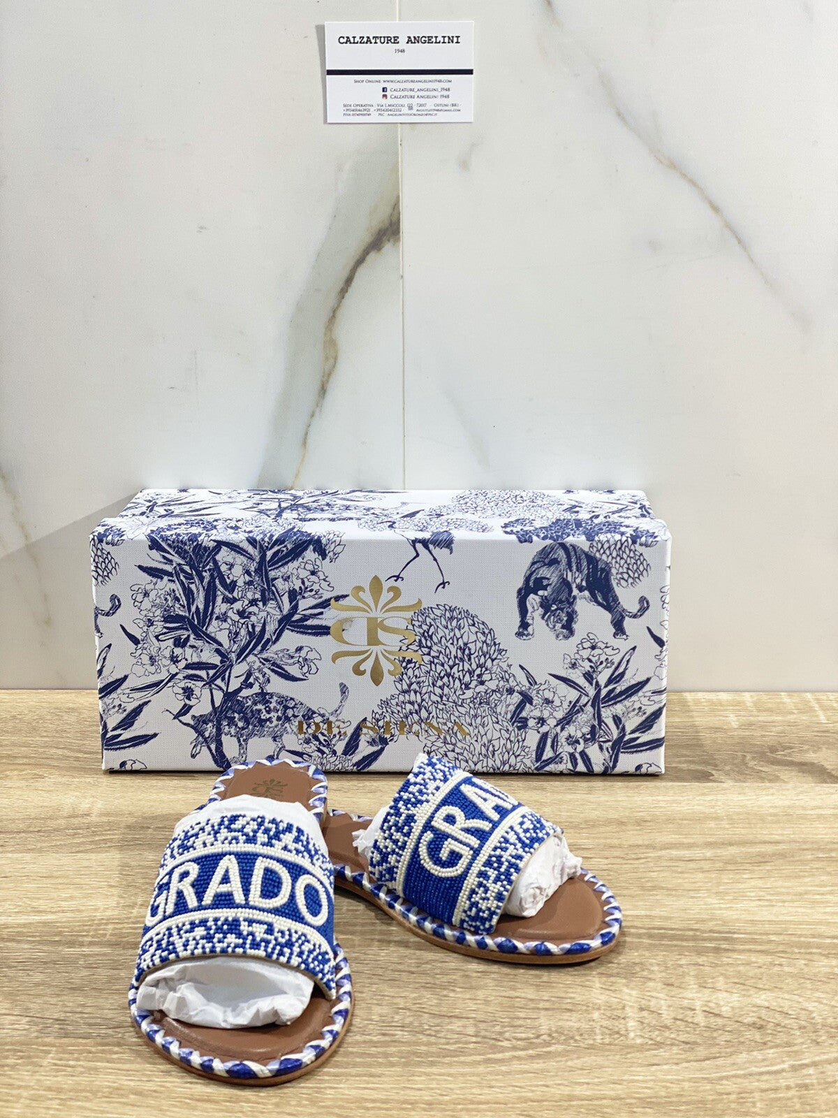 De siena Sandalo donna DS 451 modello Grado Blu 40