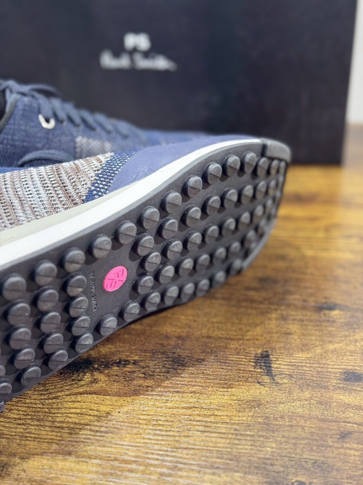 Paul Smith Sneaker Uomo Rappid Blu Casual Luxury Men Shoe 40