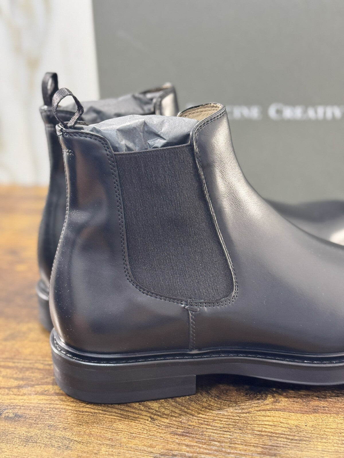Officine Creative Chelsea Boot Uomo Uniform Pelle Nera Luxury Men Boot 41
