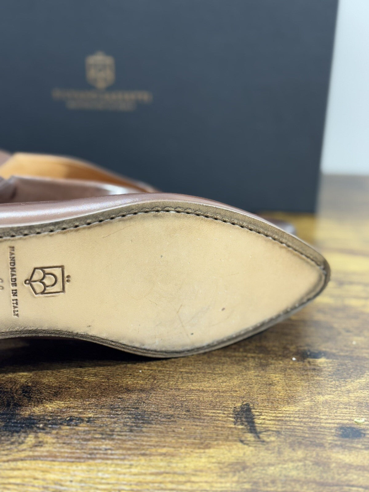 Silvano Sassetti Ballerina Donna Cuoio Luxury Made In Italy Fatta A Mano 40