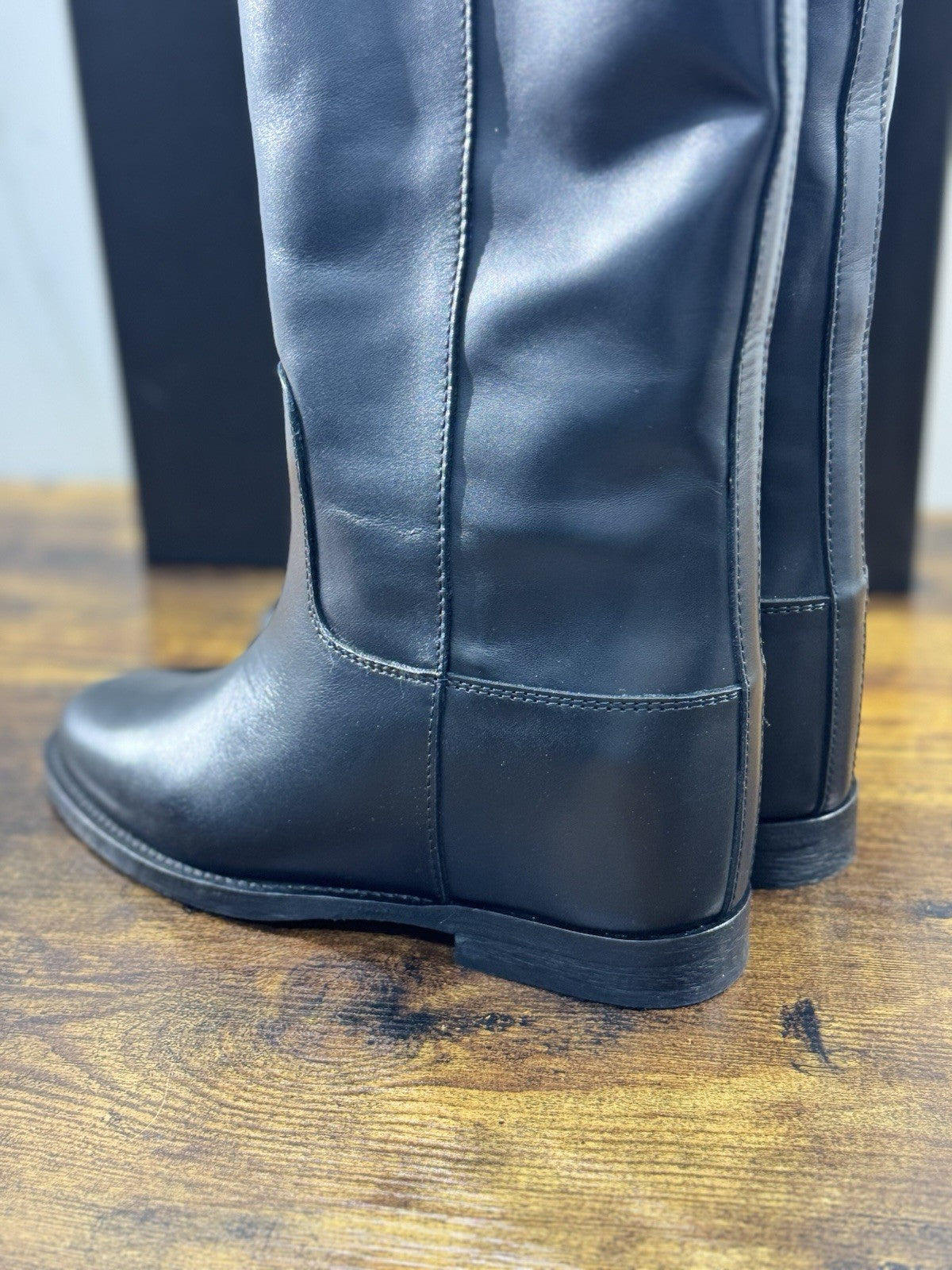 Via roma 15 stivale donna 4014 Pelle Nera luxury boot via roma 15 Icon 37