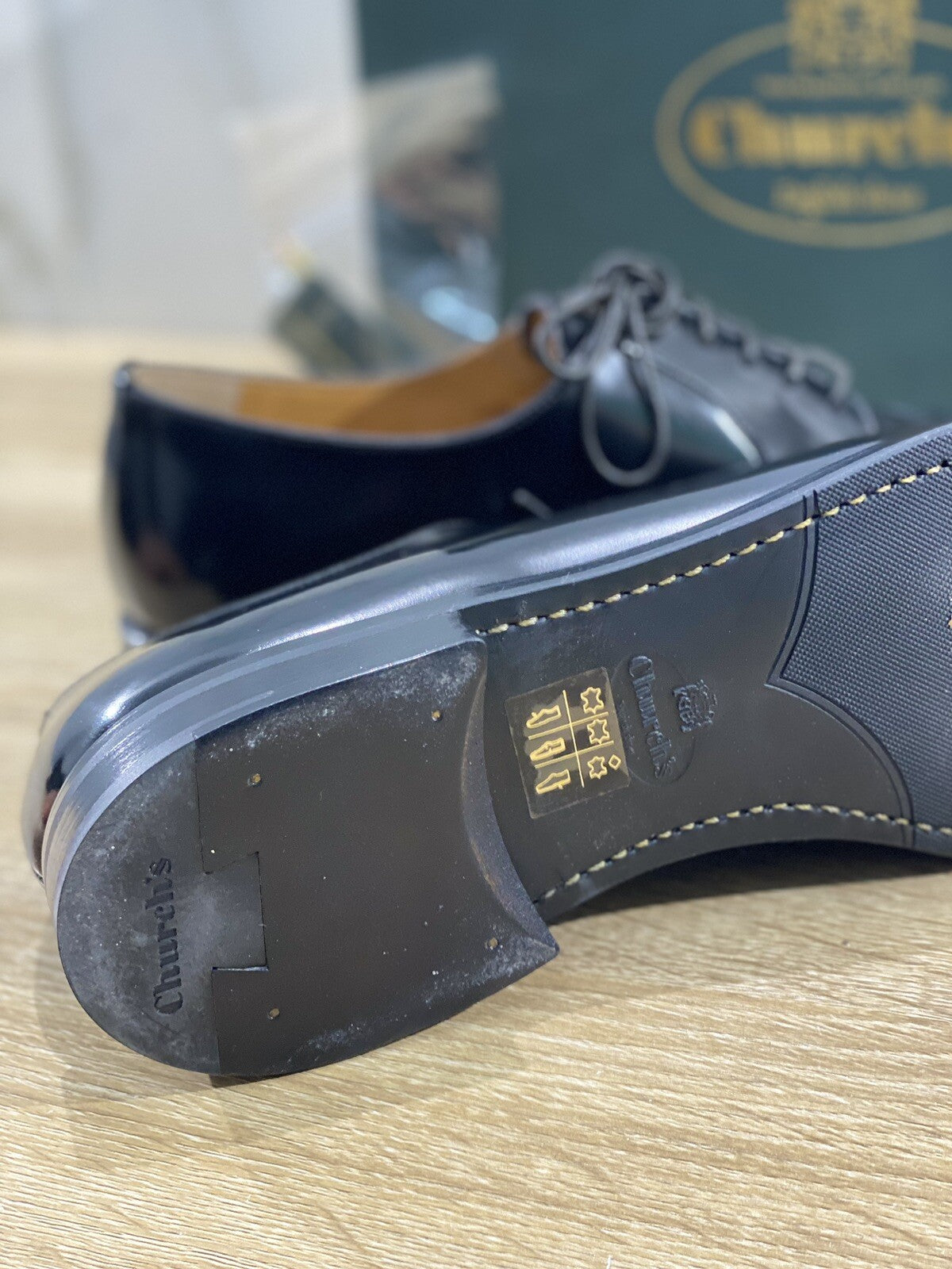 Church’s Shannon 2 WR scarpa donna pelle nera Polish Binder church’s 40