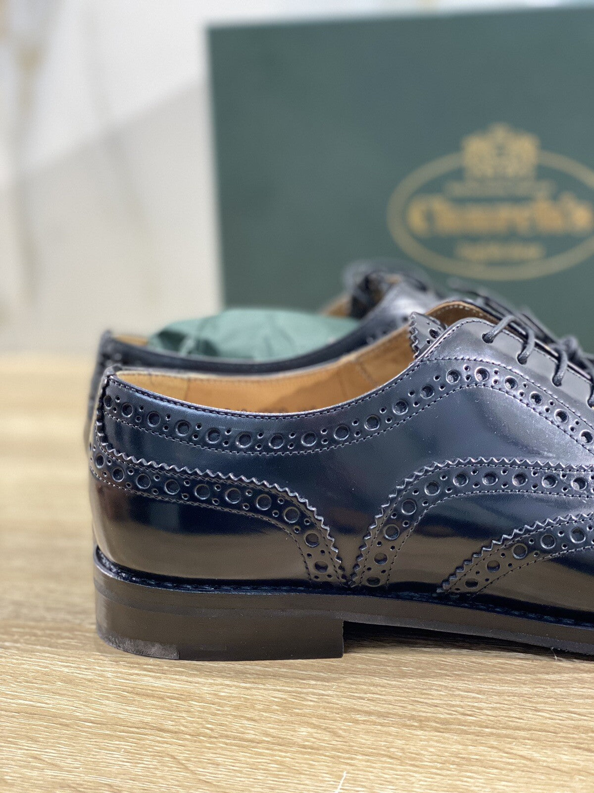 Church’s Burwood W scarpa donna pelle Nera Polish Binder church’s donna 39.5