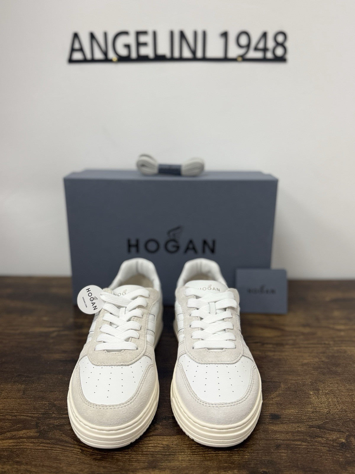 Hogan H630 Sneaker Pelle Bianca Memory Foam Scarpa Hogan Uomo 40