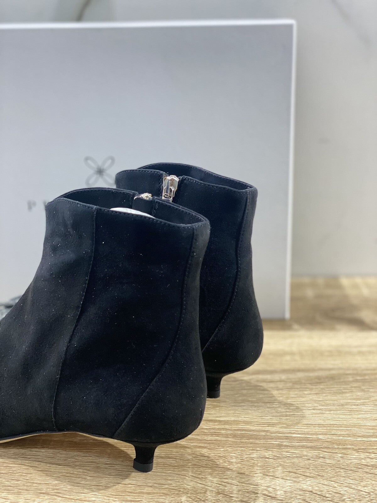 Prosperine Stivaletto donna 7913 Suede Nera handamde in italy 37