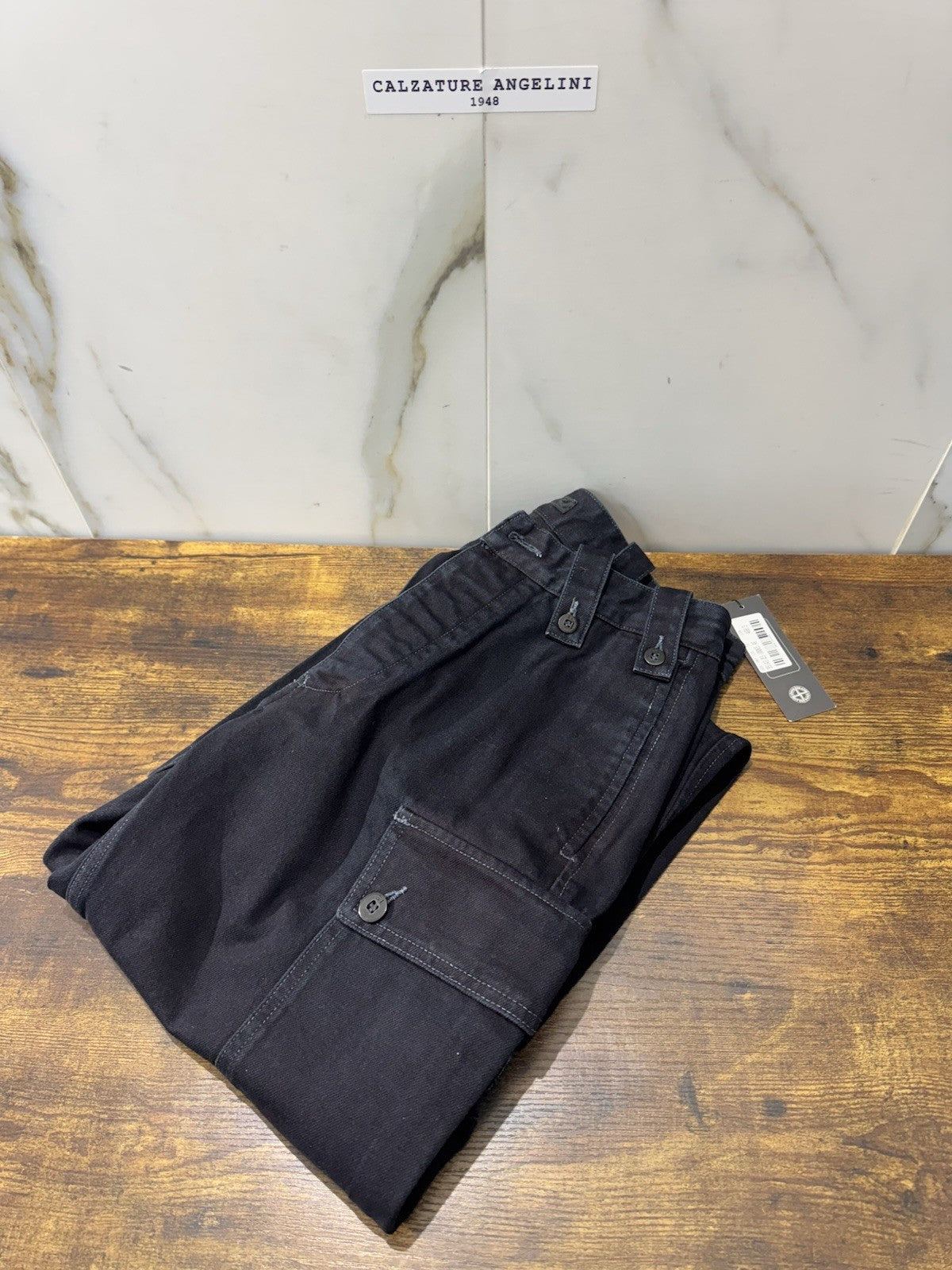 Stone Island Pantalone Cargo Denim Tasconi Limited Stone Island Uomo 46