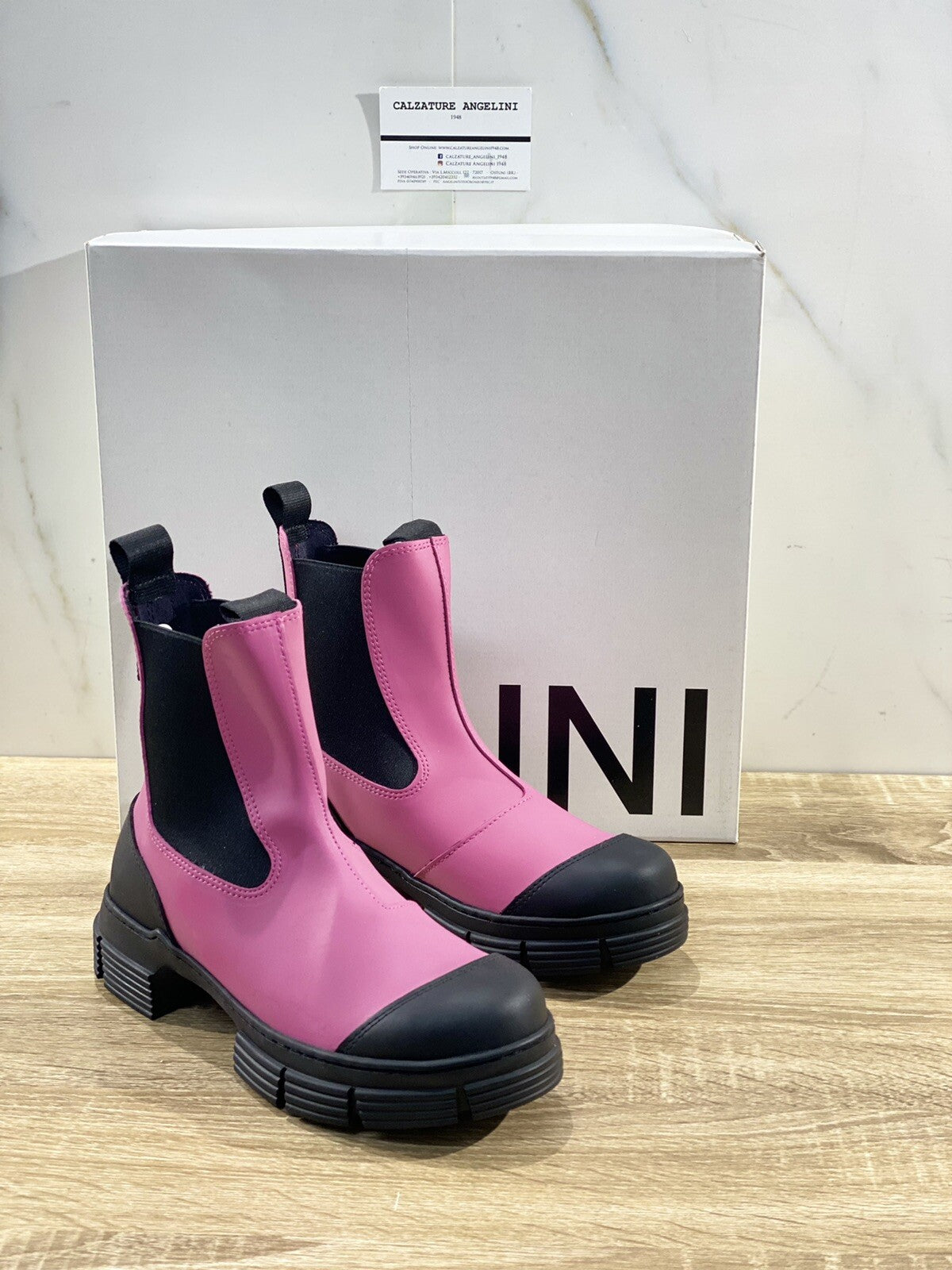 Gannì Combat Boot Donna S1553 Pink Gum Boot Woman 37