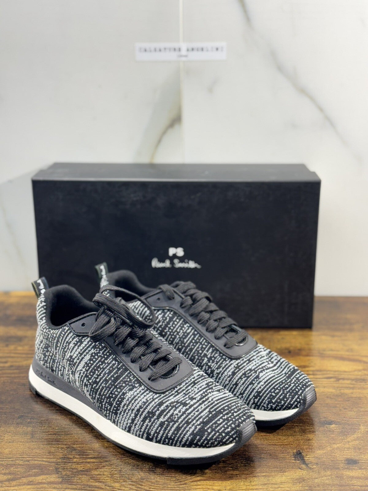Paul Smith Sneaker Uomo Rappid Nero Casual Luxury Men Shoe 40
