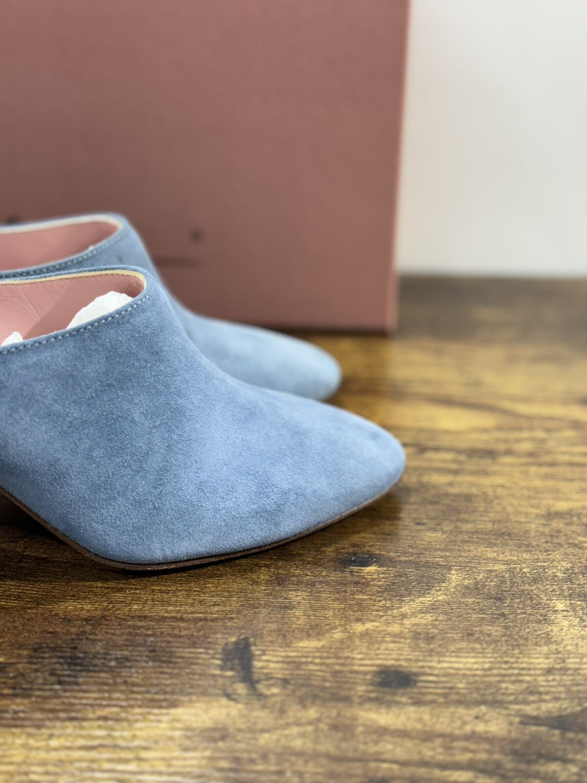 Lorena Paggi Sabot Donna Jeans Suede Super Soft Made In Italy 39