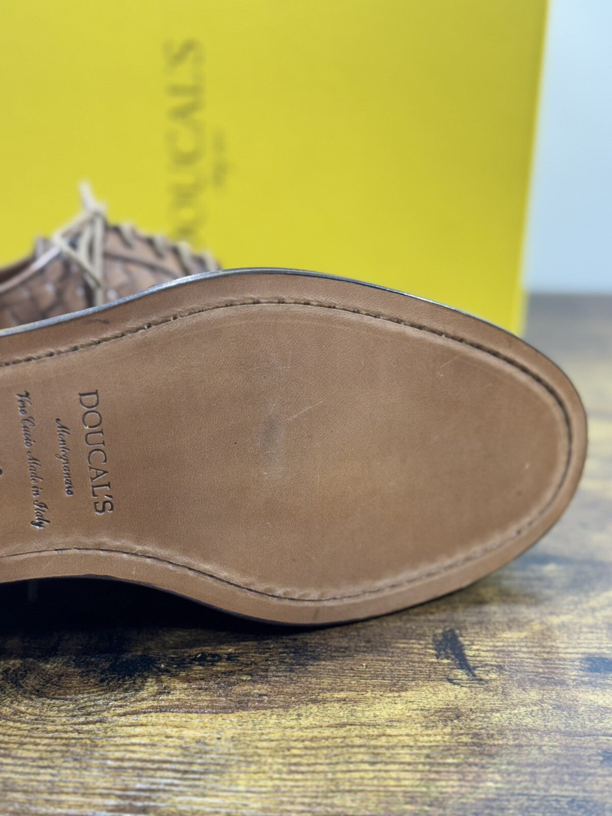 Doucal’s Scarpa Uomo Derby Intrecciato A Mano Luxury Men Doucal’s Shoes 43