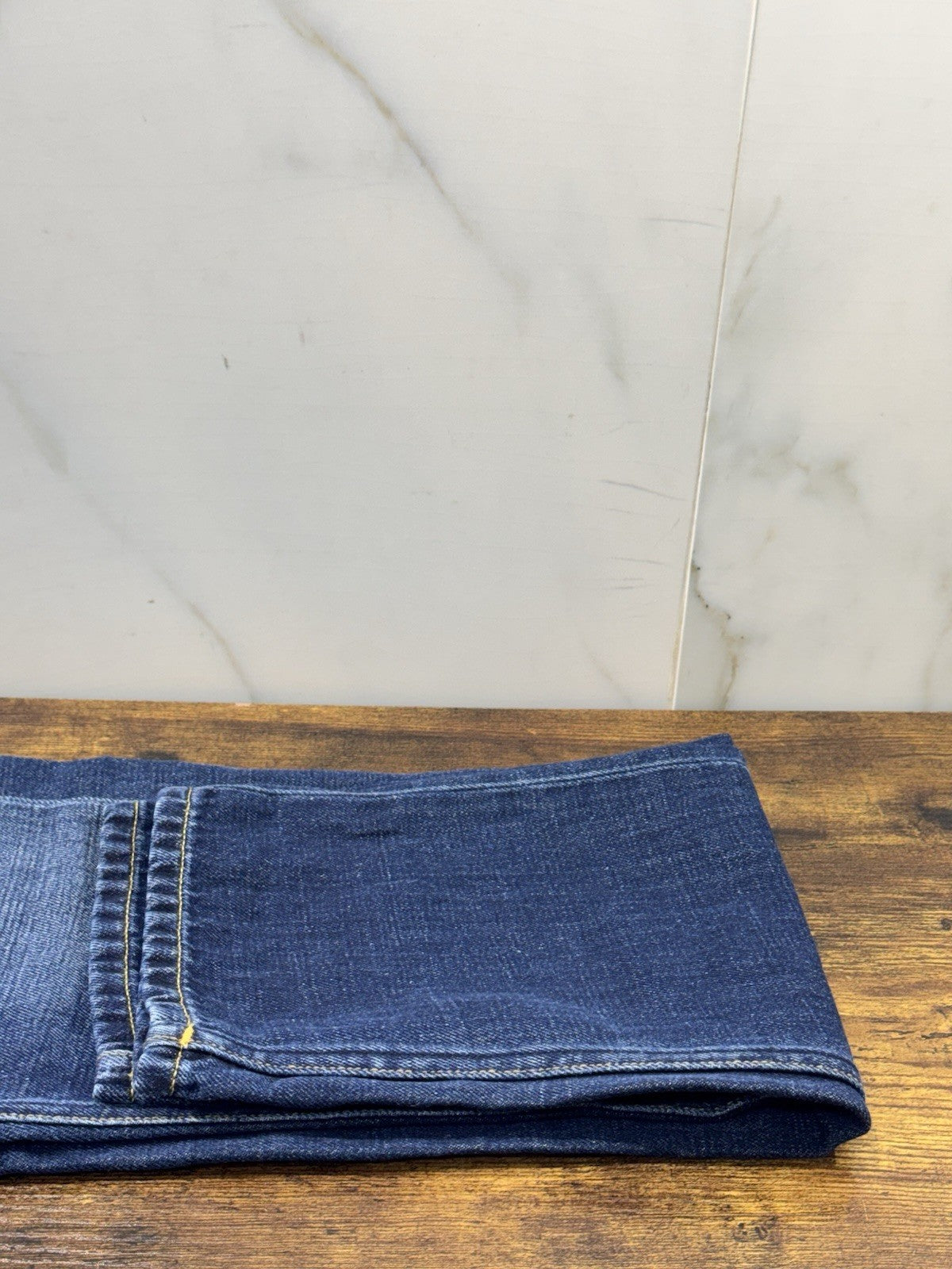 Tela Genova Jeans Cosmy Blue Cotone E Lino Casual Tela Genova Icon Jeans 34