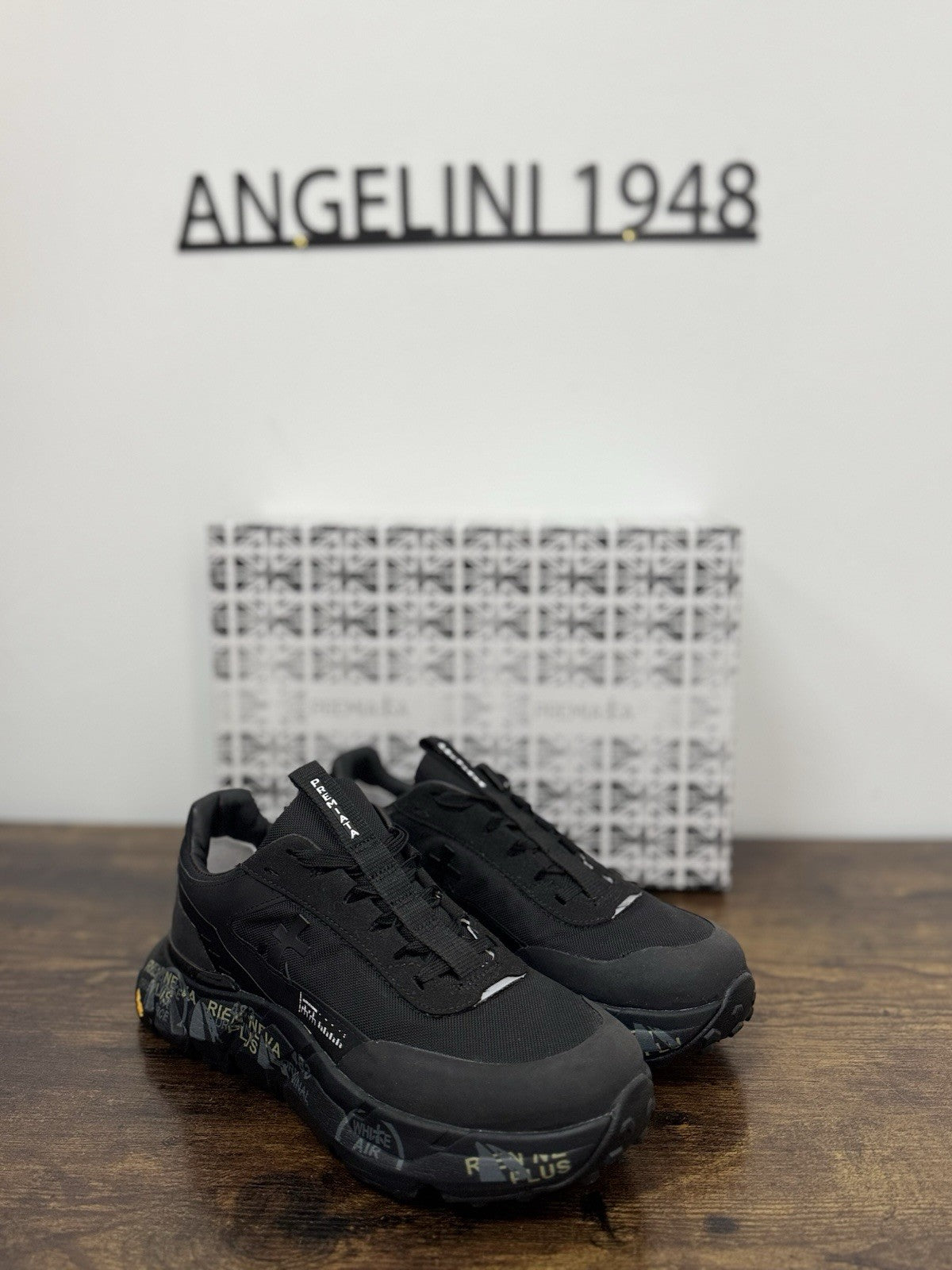 Premiata Devind Sneaker Pelle Nero Fondo Vibram Casual Premiata Donna 38