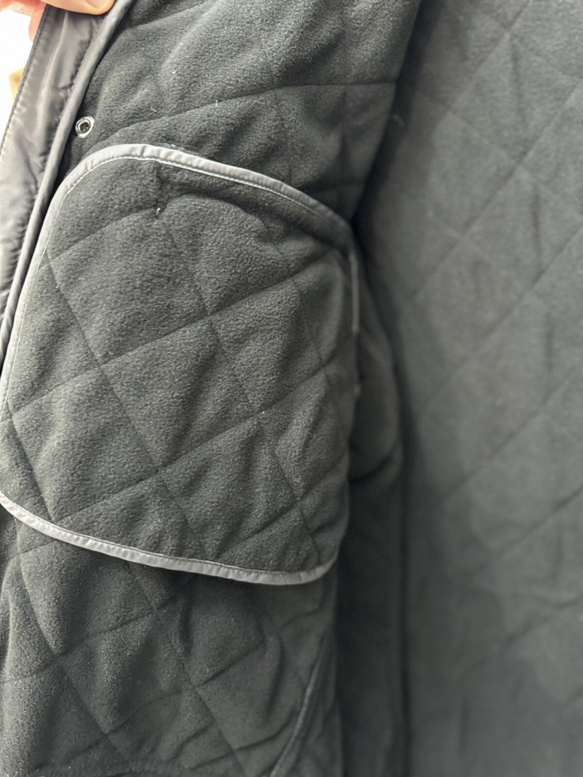 Giubbotto Uomo Barbour International Grigio Ariel Polarquilt con tasche XXL