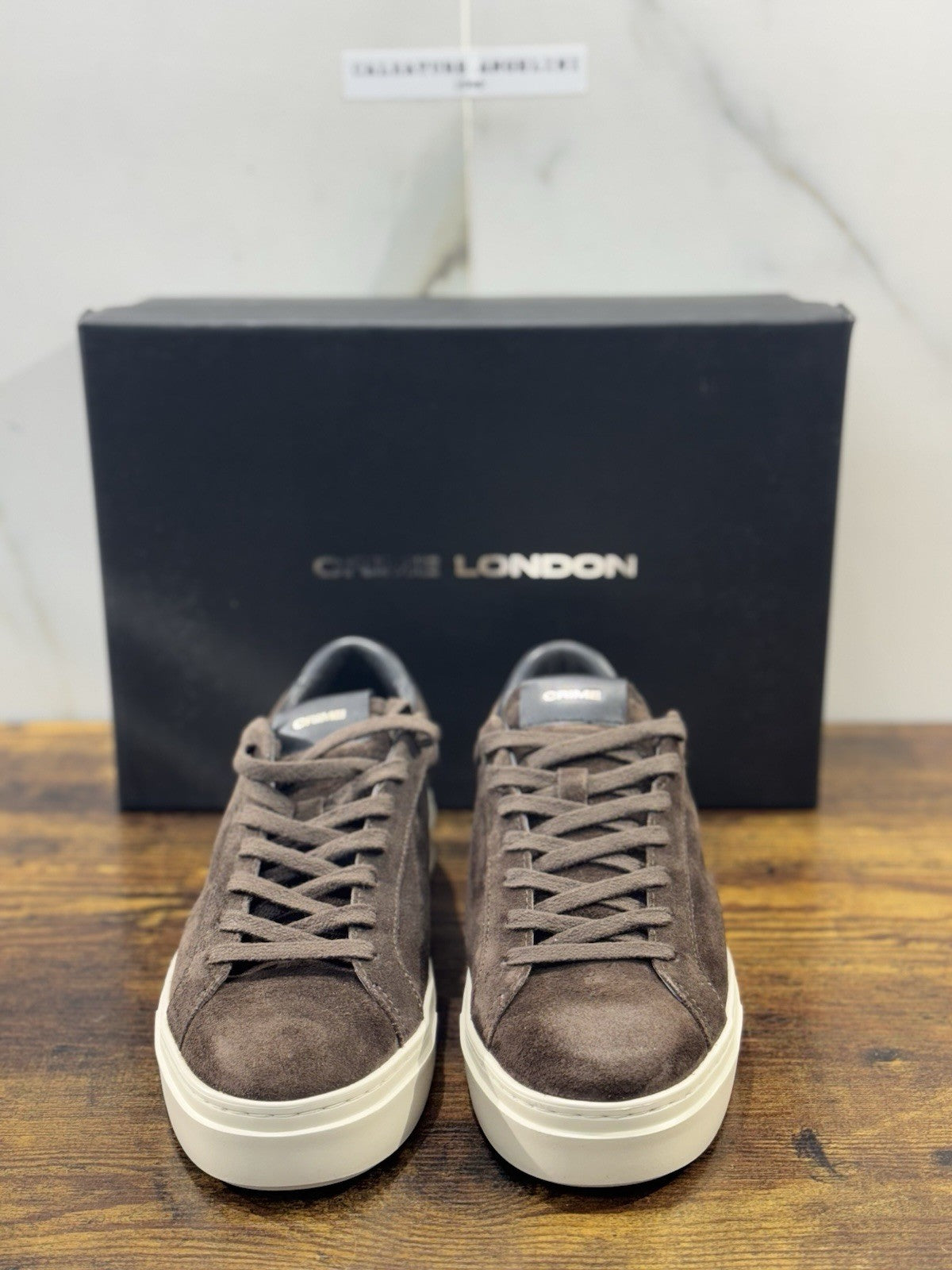 Crime London Sneaker Uomo Extra light Suede T Moro Casual Men Shoes 41