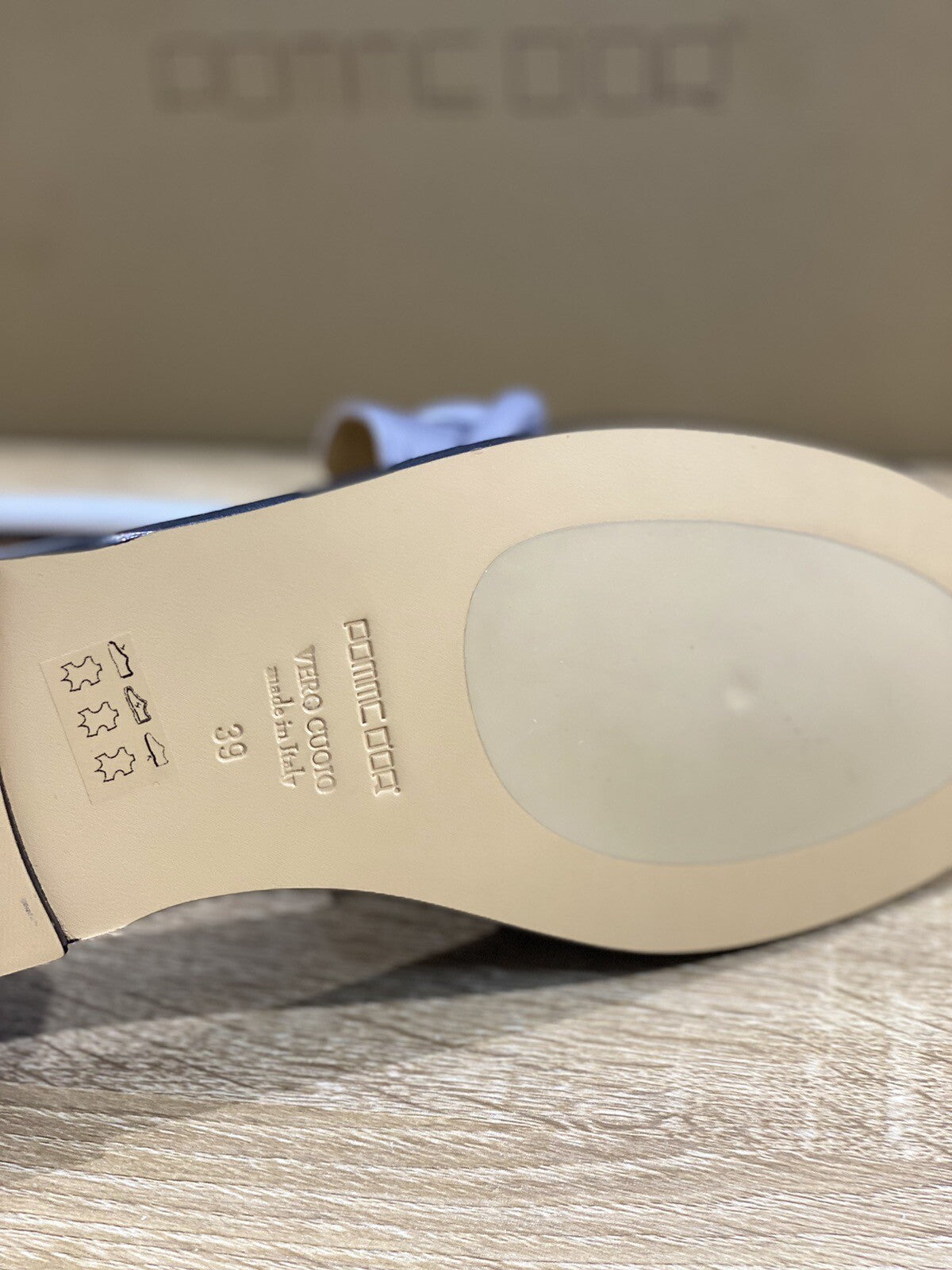 Pomme D’ Or Mocassino Donna Pelle Cielo Super Soft Fondo Cuoio 39