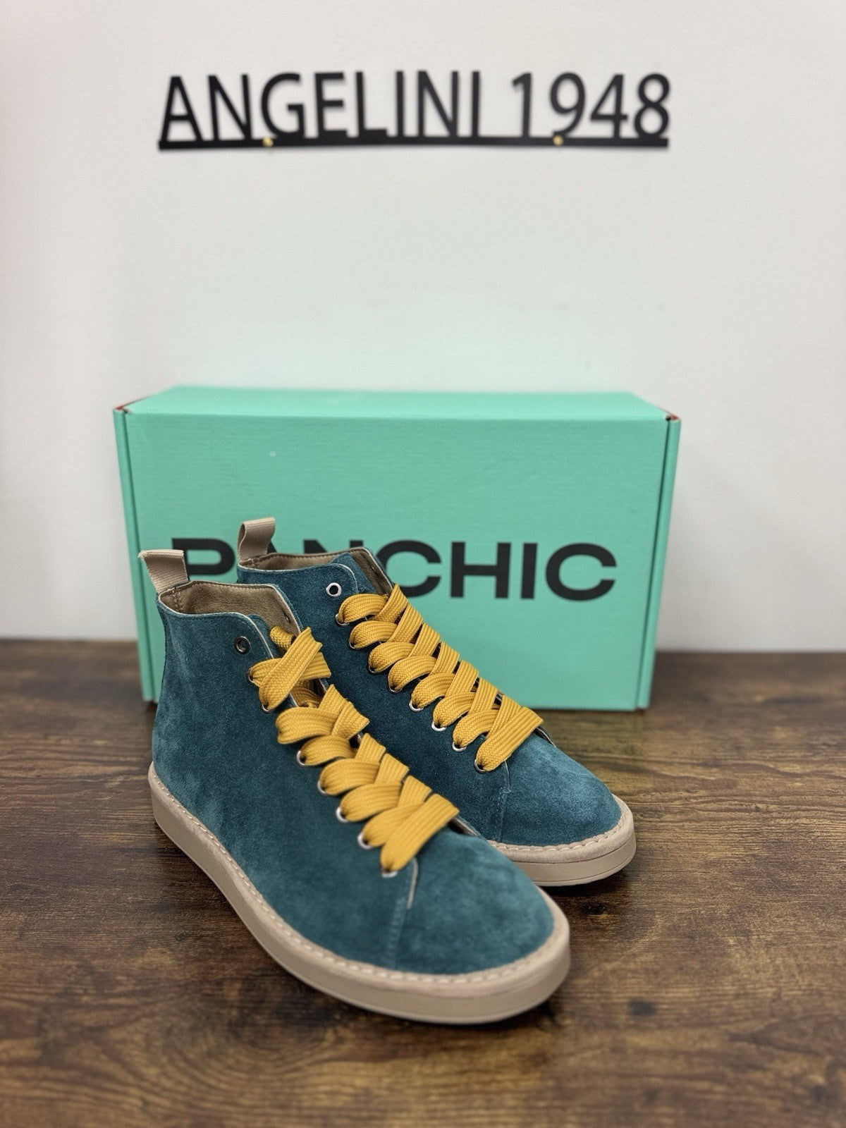Panchic Ankle Boot Suede Cobalto Casual Boot Uomo 40