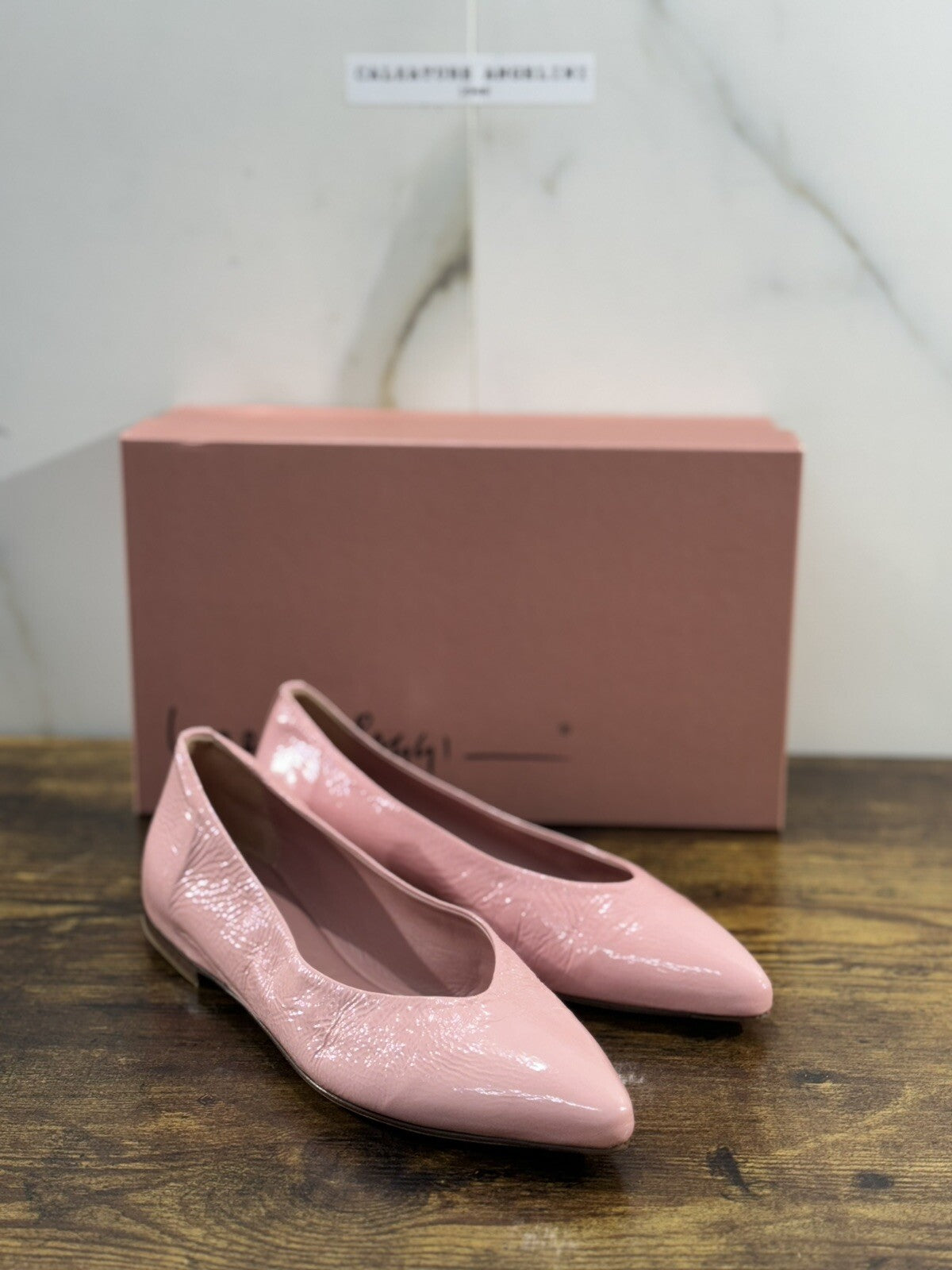 Lorena Paggi Ballerina Donna Rosa Flexible Super Soft Made In Italy 39
