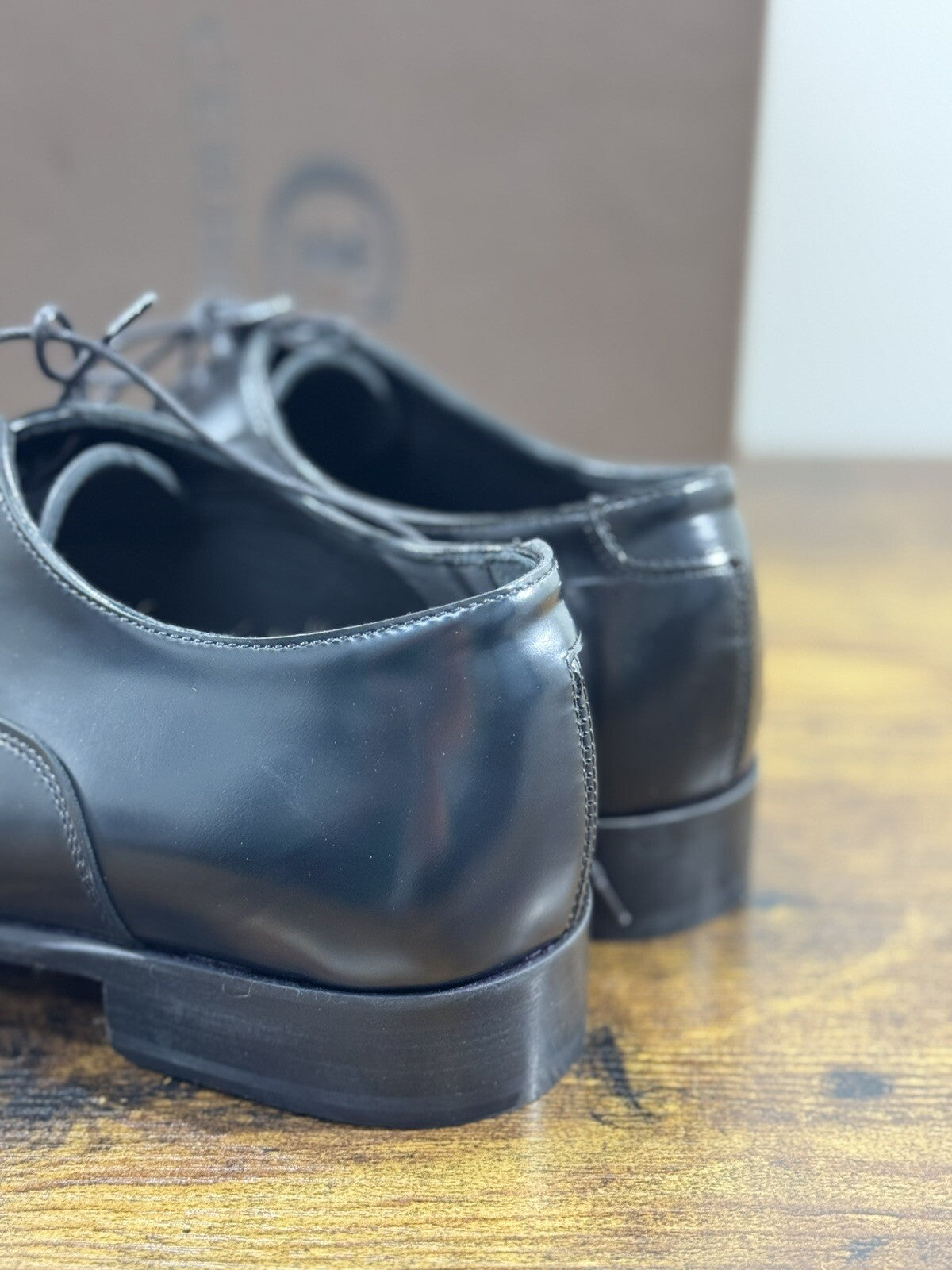 Cerbero Scarpa Uomo Oxford Pelle Nera Lavorazione Blake 46