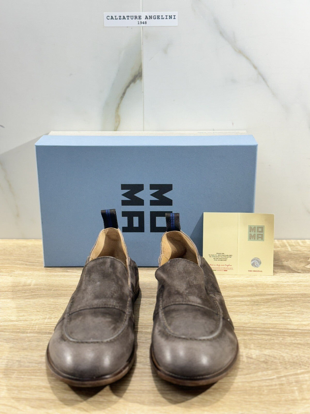 Moma Mocassino Uomo Crosta Testa Moro luxury moma men shoes 42