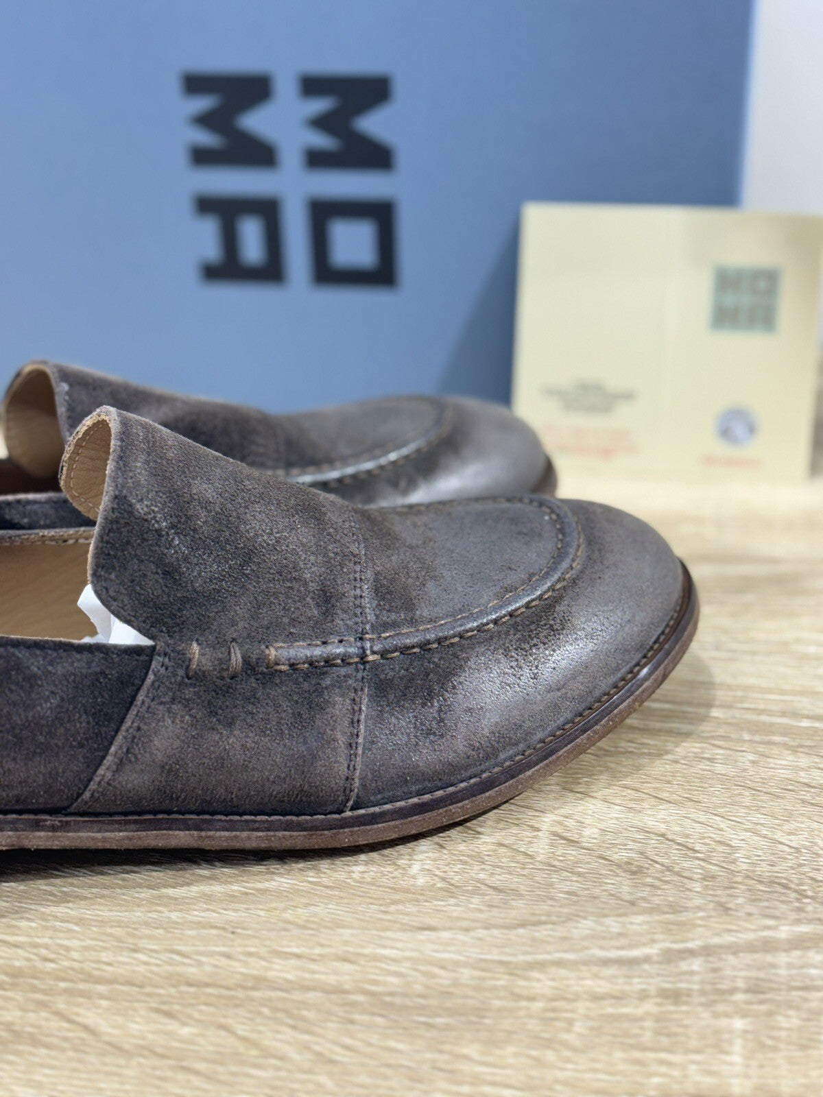 Moma Mocassino Uomo Crosta Testa Moro luxury moma men shoes 42