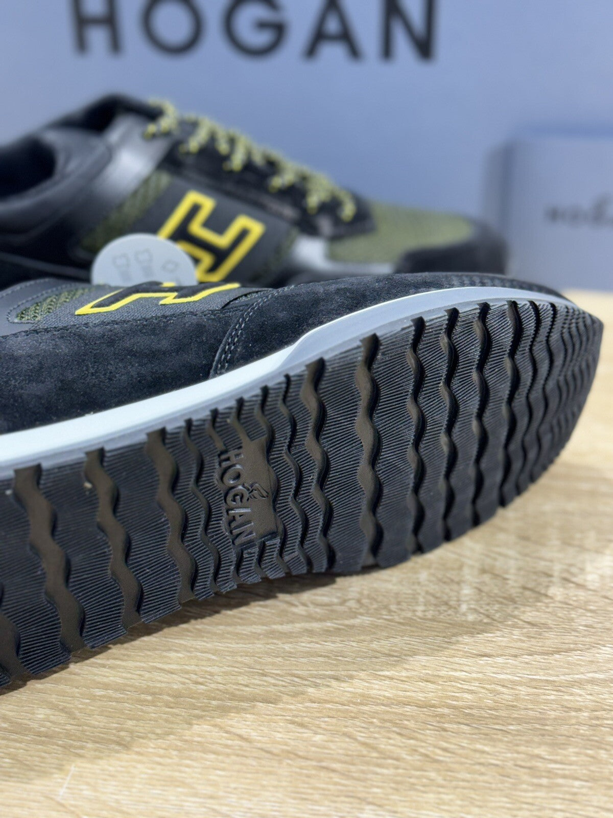 Hogan H321 pelle Nero luxury hogan men shoes 40.5