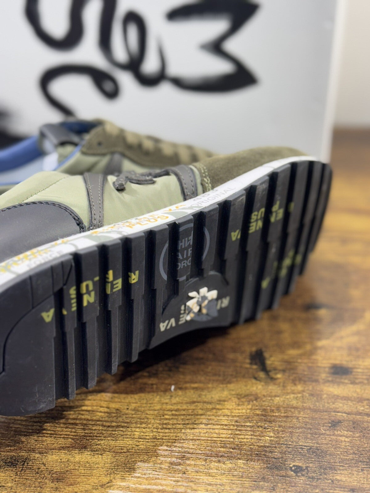 Premiata Eric Sneaker Uomo Pelle Verdone Casual Sneaker Premiata Uomo 41