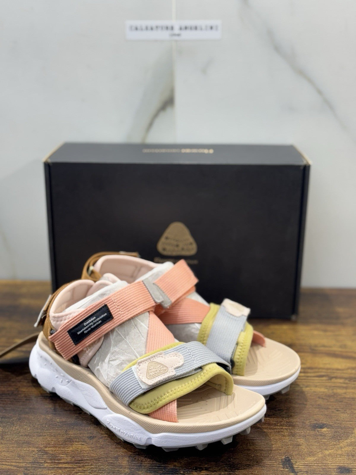 Flower Mountain Sandalo Nazca 2 Taupe Salmone Donna 37