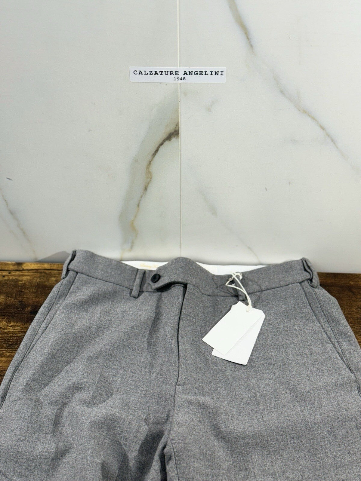 Cellar Door Pantalone Uomo Lana Vergine Paloma Fully Made In Italy 48