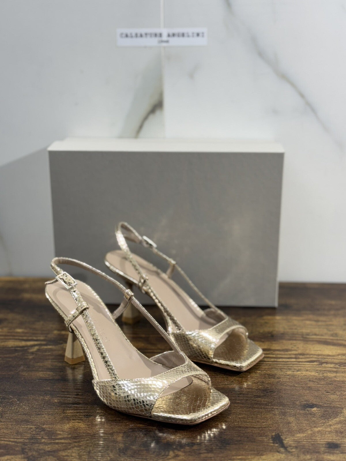 Sergio Levantesi Sandalo Oro Ilenia Luxury Woman Sandal 36