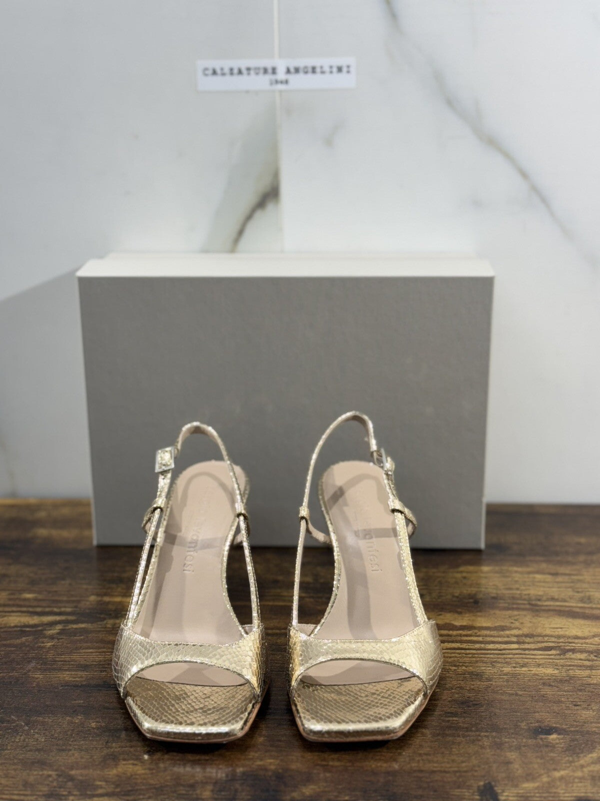 Sergio Levantesi Sandalo Oro Ilenia Luxury Woman Sandal 38